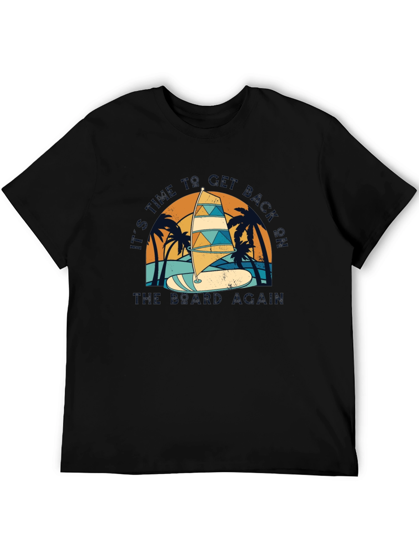 Windsurfing Graphic T-Shirt - Get Back On The Board!