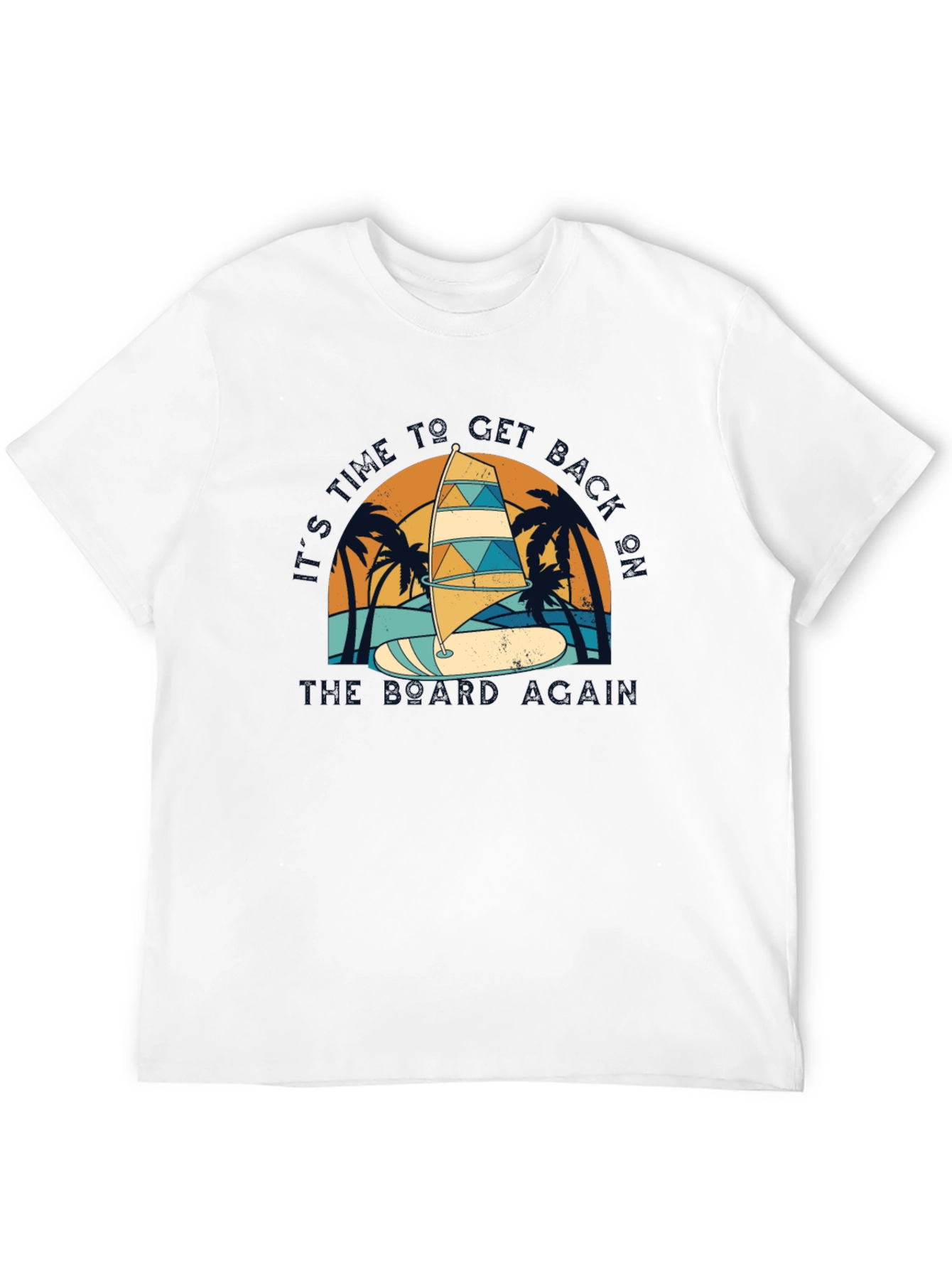 Windsurfing Graphic T-Shirt - Get Back On The Board!