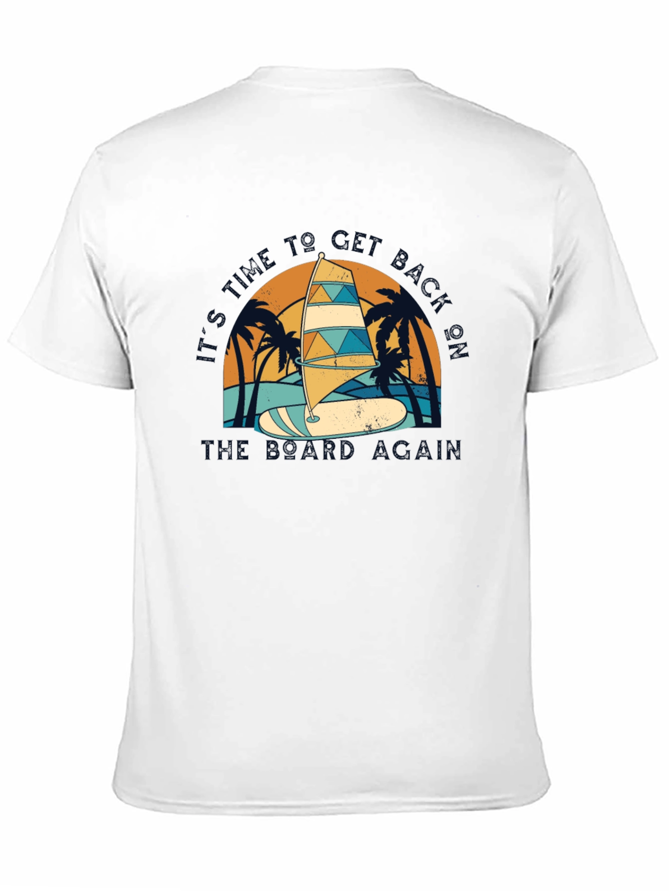 Windsurfing Graphic T-Shirt - Get Back On The Board!