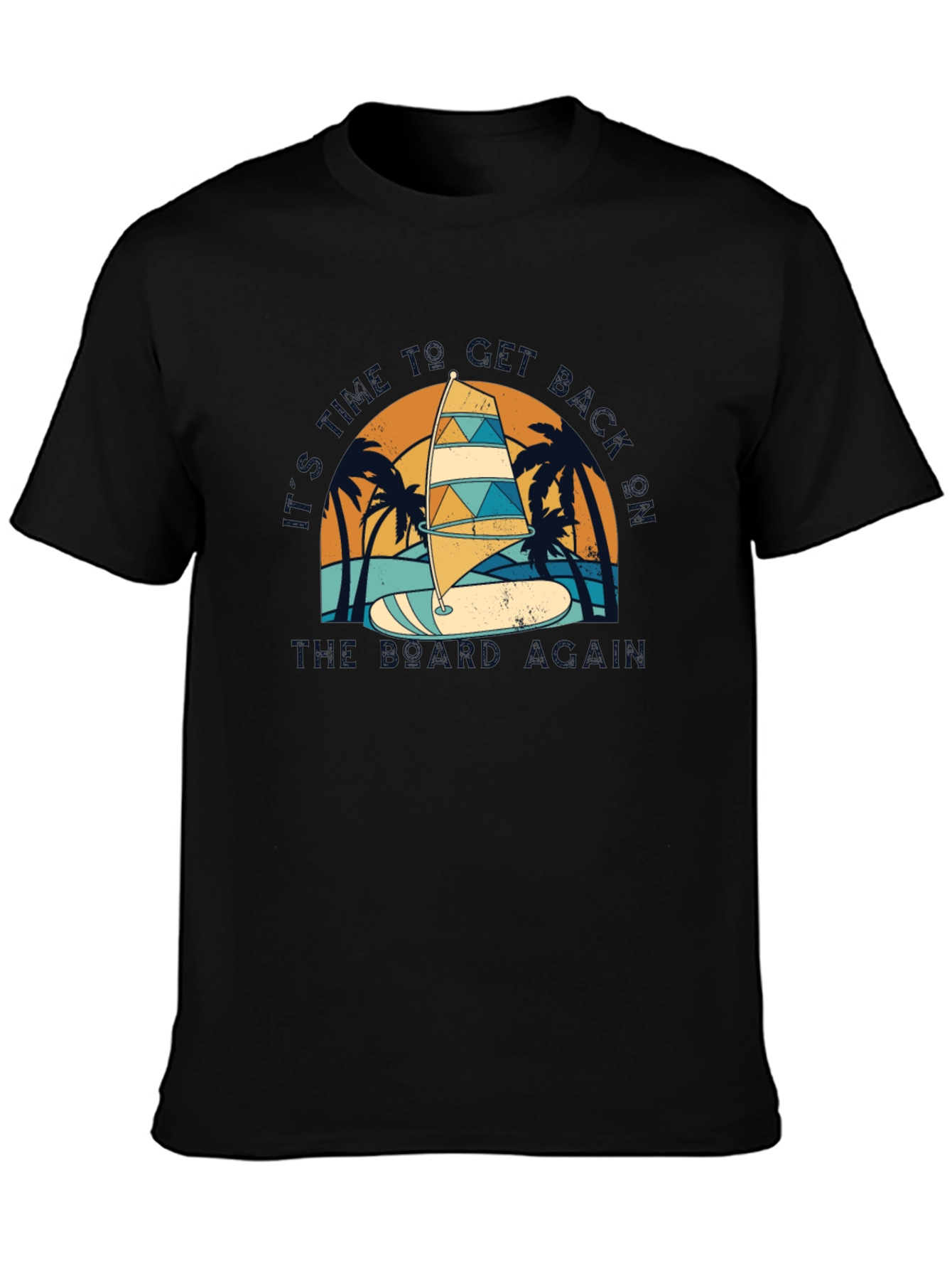 Windsurfing Graphic T-Shirt - Get Back On The Board!