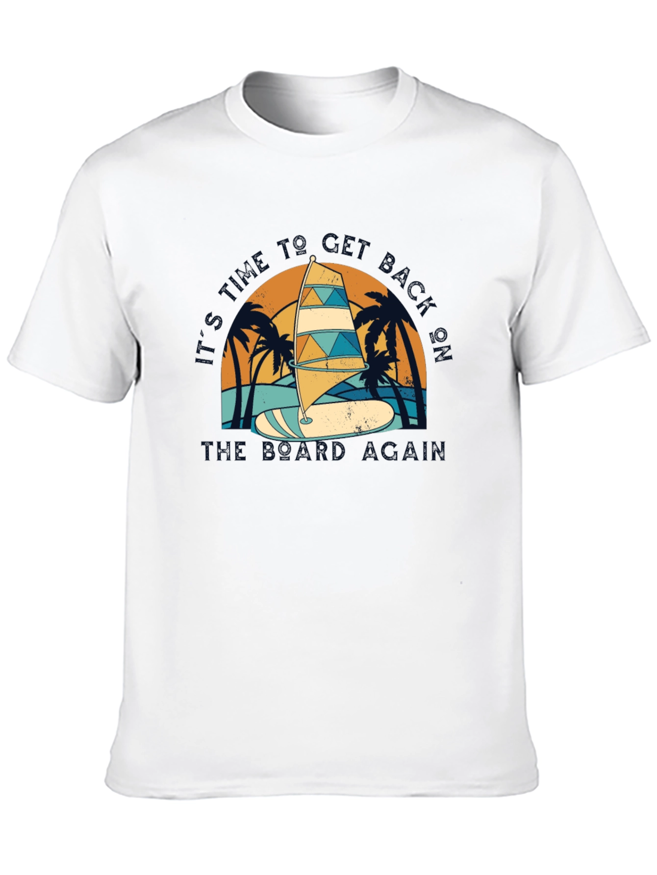 Windsurfing Graphic T-Shirt - Get Back On The Board!