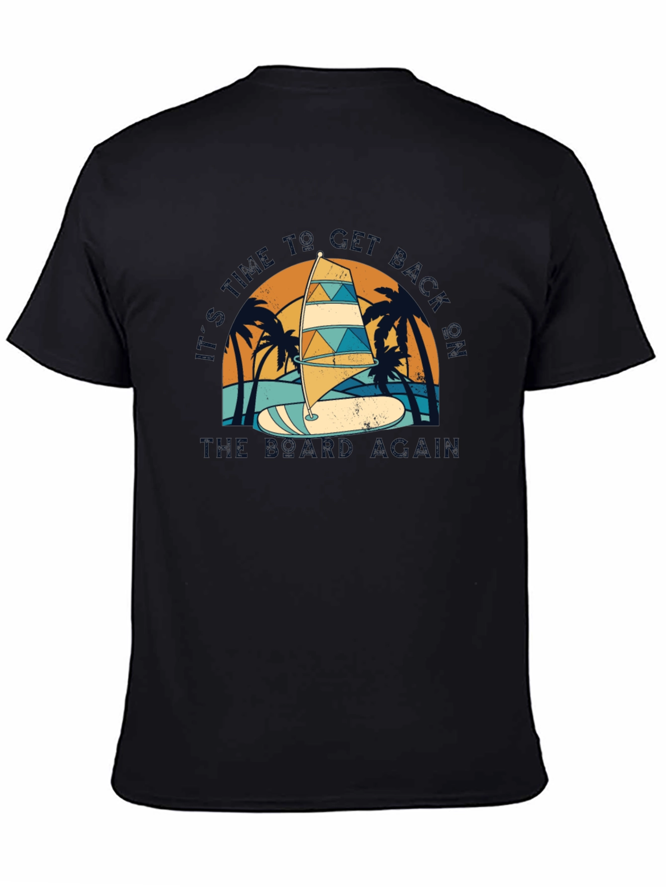 Windsurfing Graphic T-Shirt - Get Back On The Board!