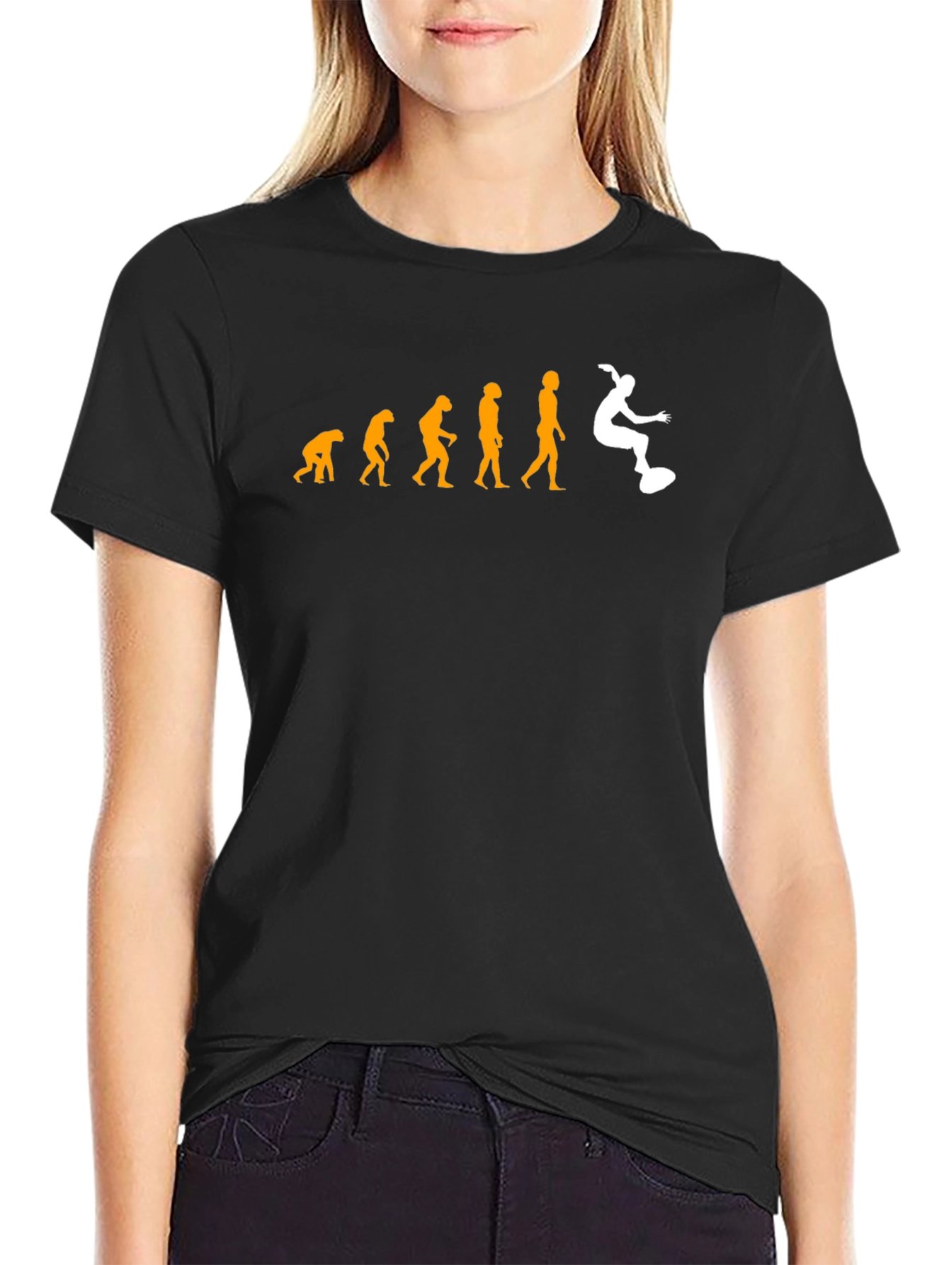 Evolution of Surfing T-Shirt - Black