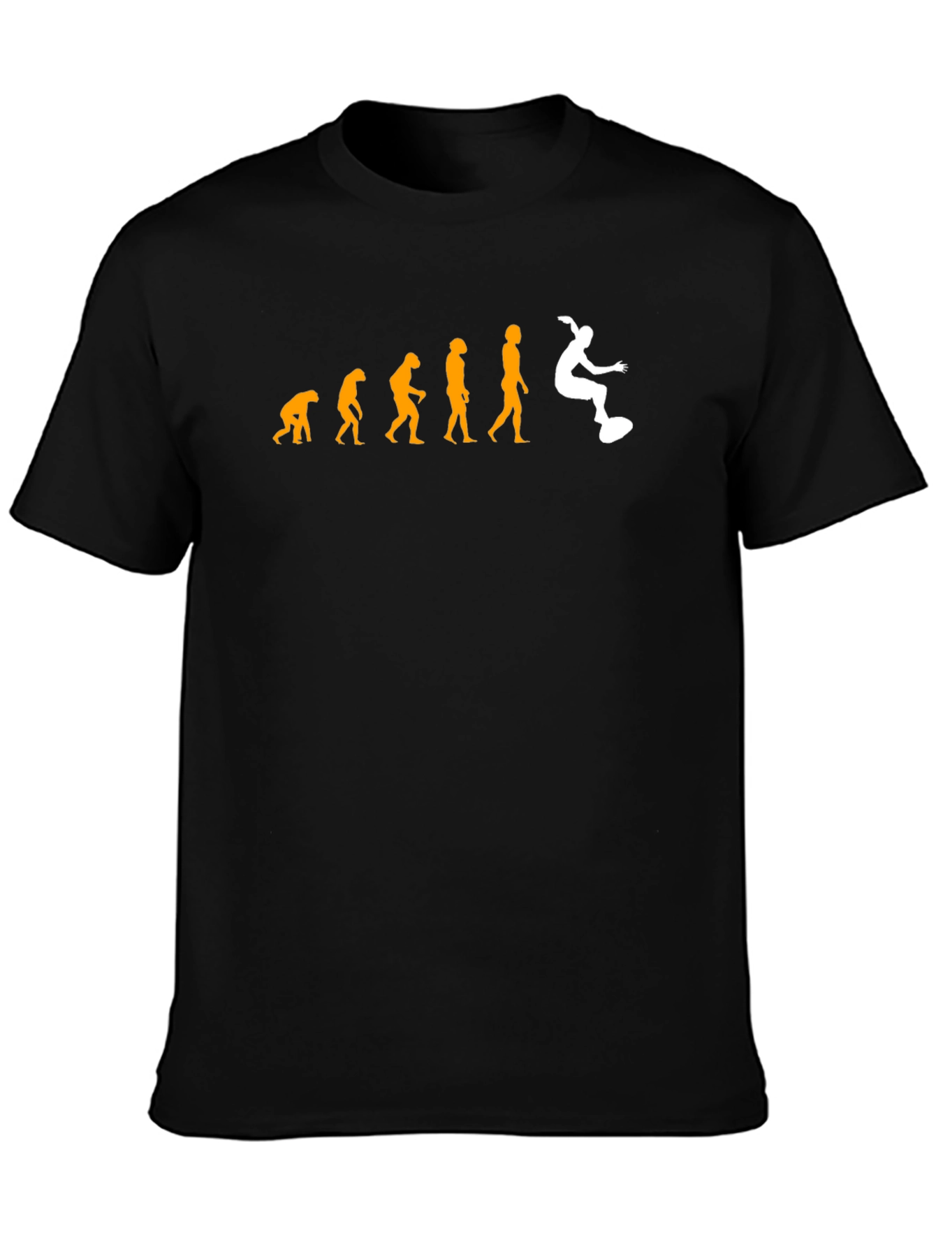 Evolution of Surfing T-Shirt - Black