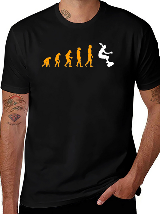 Evolution of Surfing T-Shirt - Black