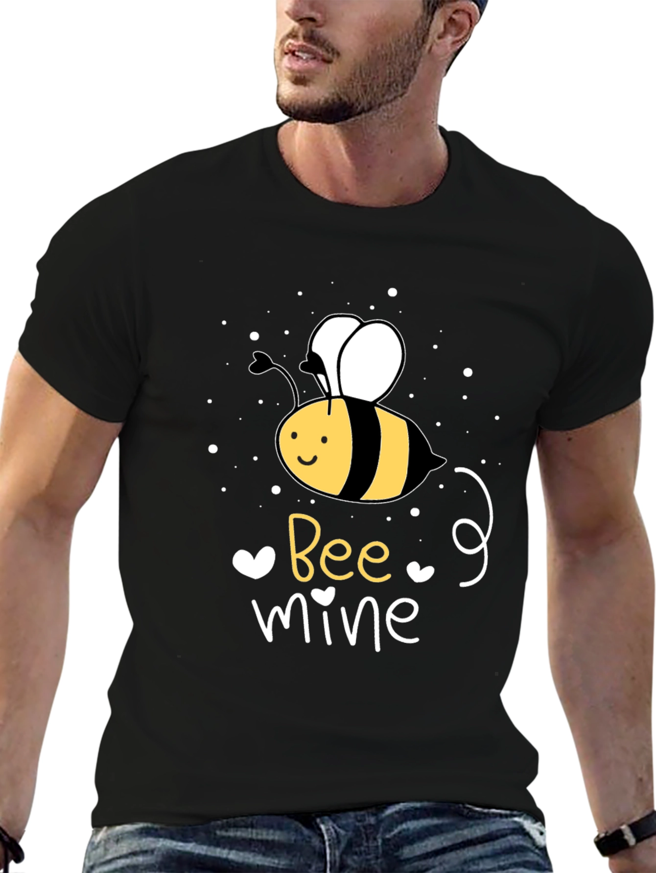 Bee Mine Graphic T-Shirt - Valentines Day Tee