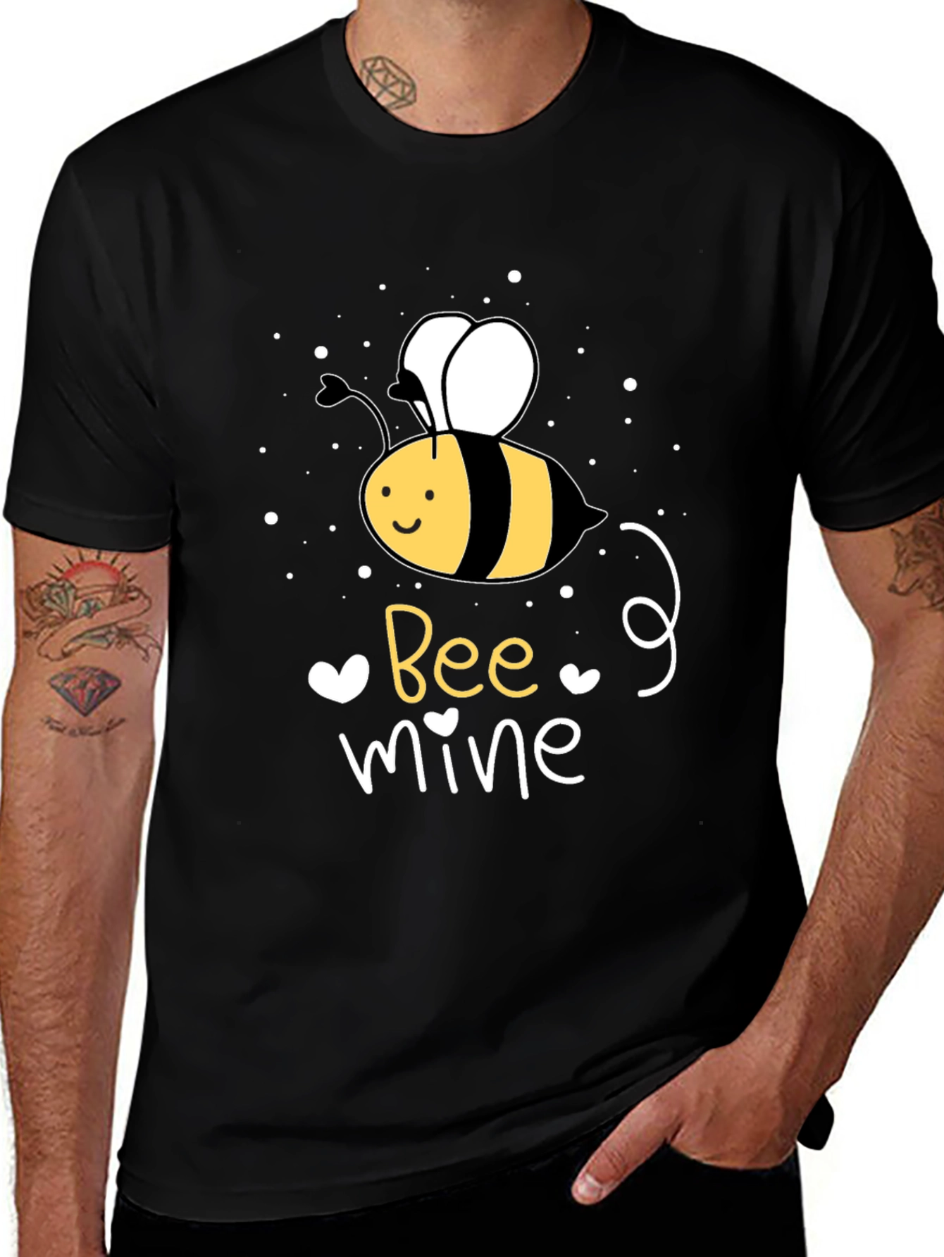 Bee Mine Graphic T-Shirt - Valentines Day Tee
