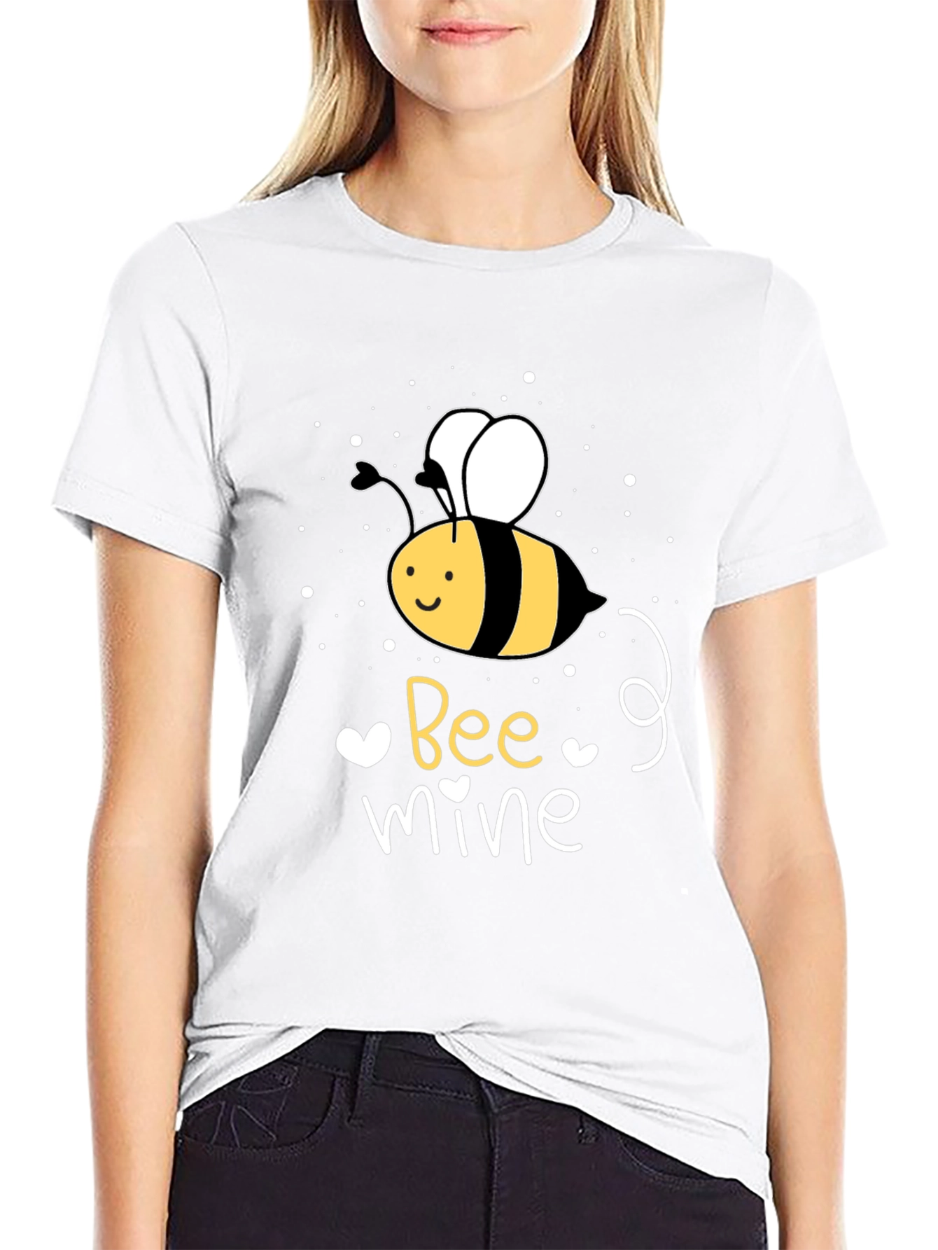 Bee Mine Graphic T-Shirt - Valentines Day Tee