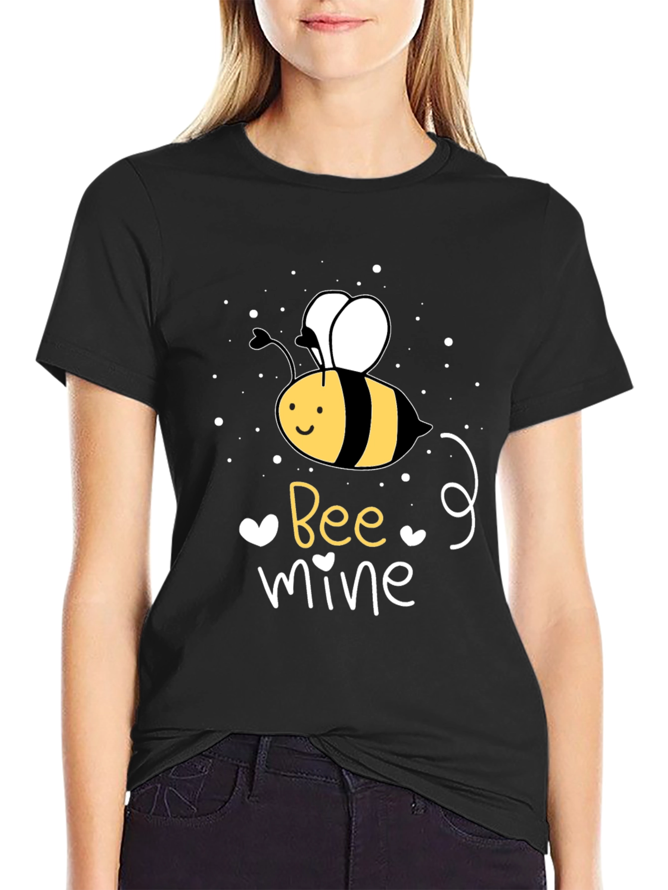 Bee Mine Graphic T-Shirt - Valentines Day Tee
