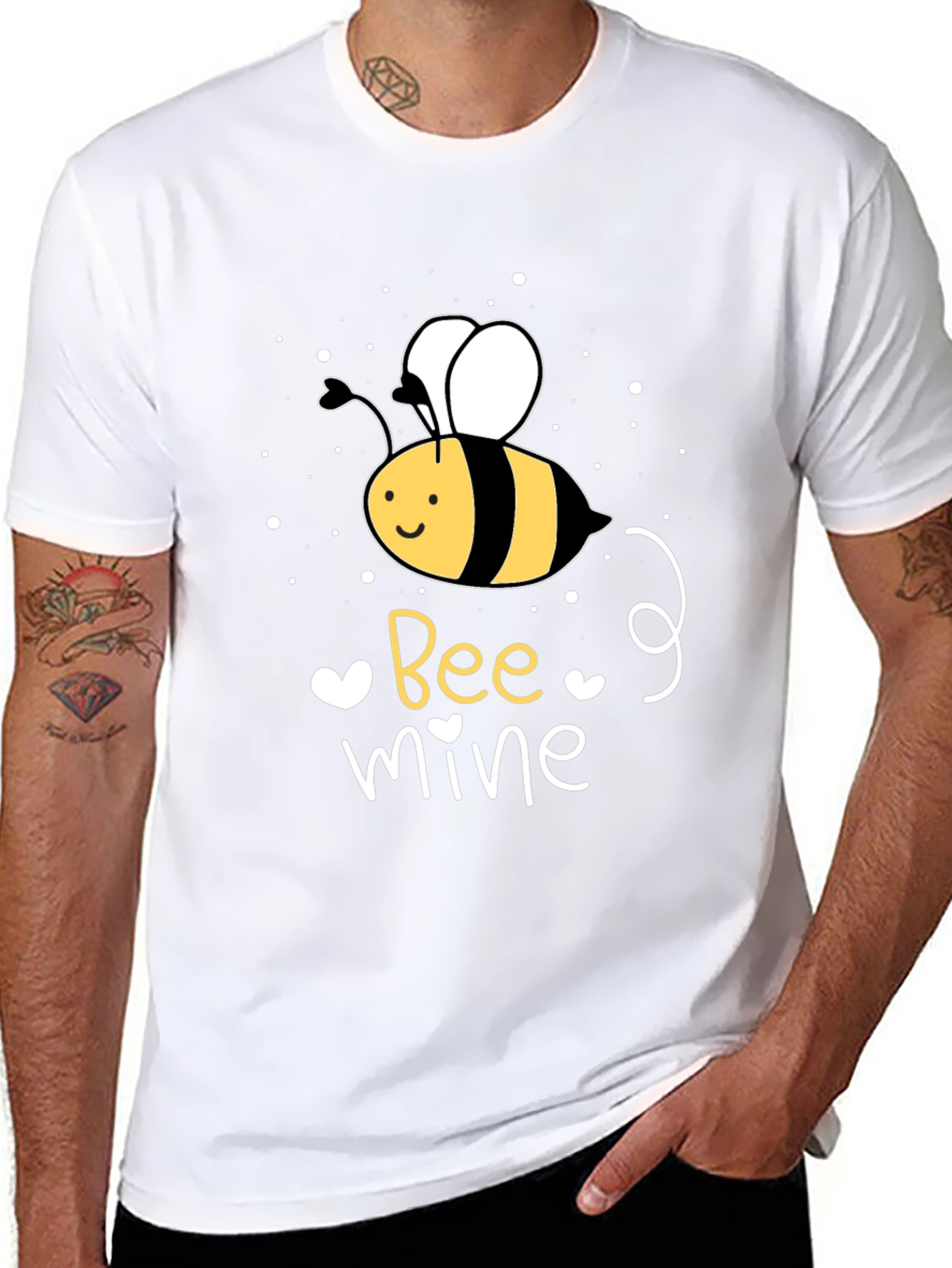 Bee Mine Graphic T-Shirt - Valentines Day Tee