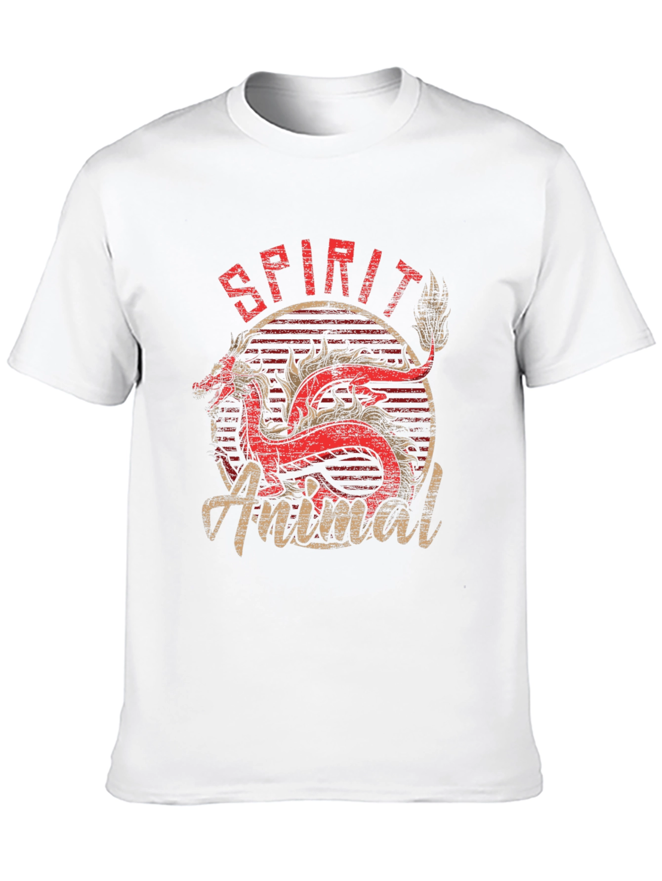 Spirit Animal Graphic T-Shirt - Dragon Design
