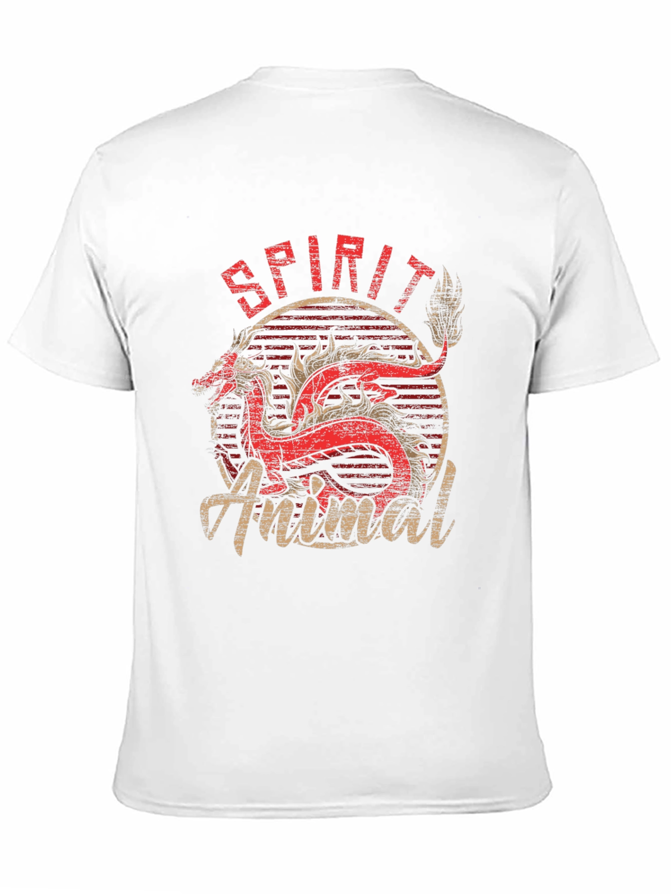 Spirit Animal Graphic T-Shirt - Dragon Design
