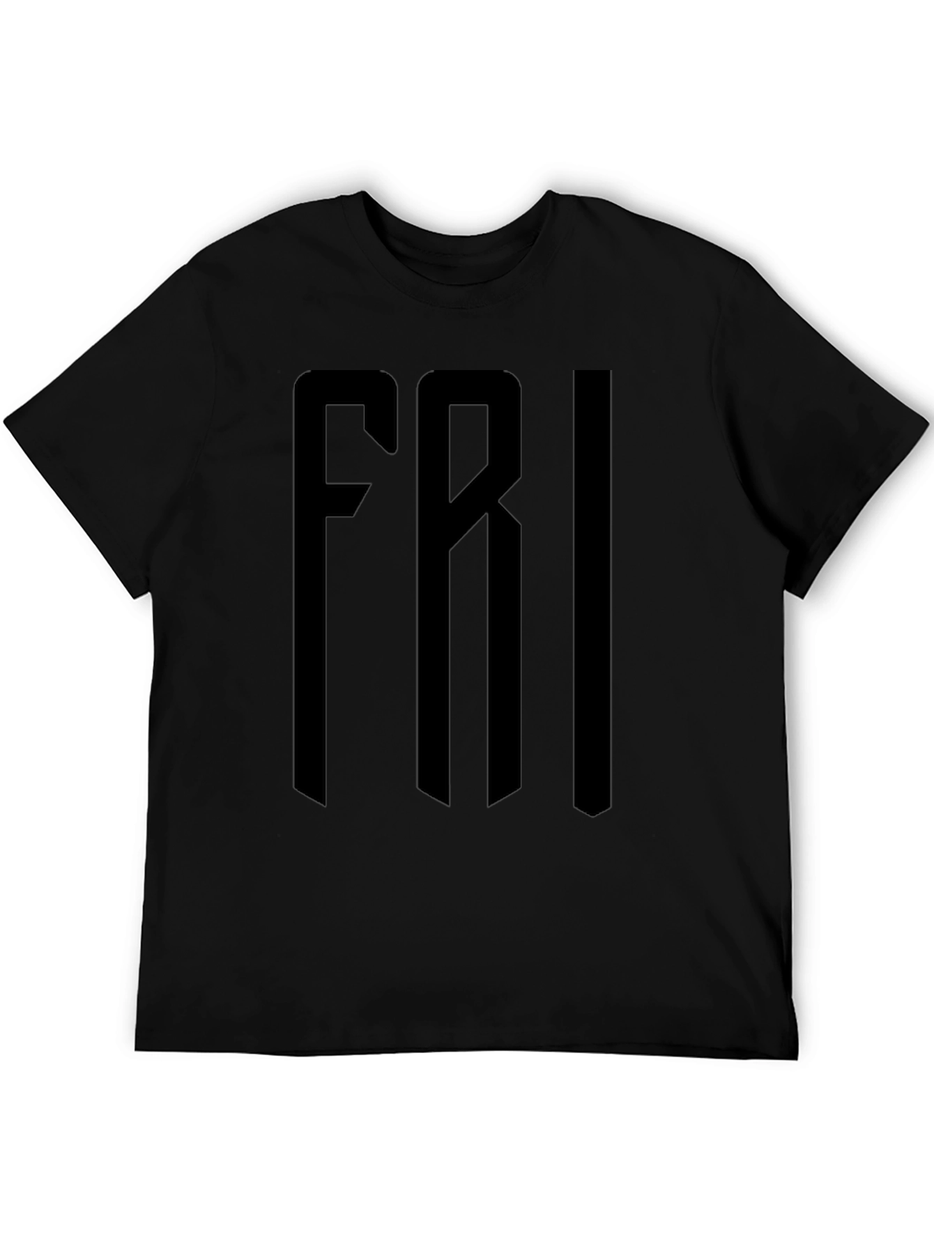 Minimalist FRI Black T-Shirt