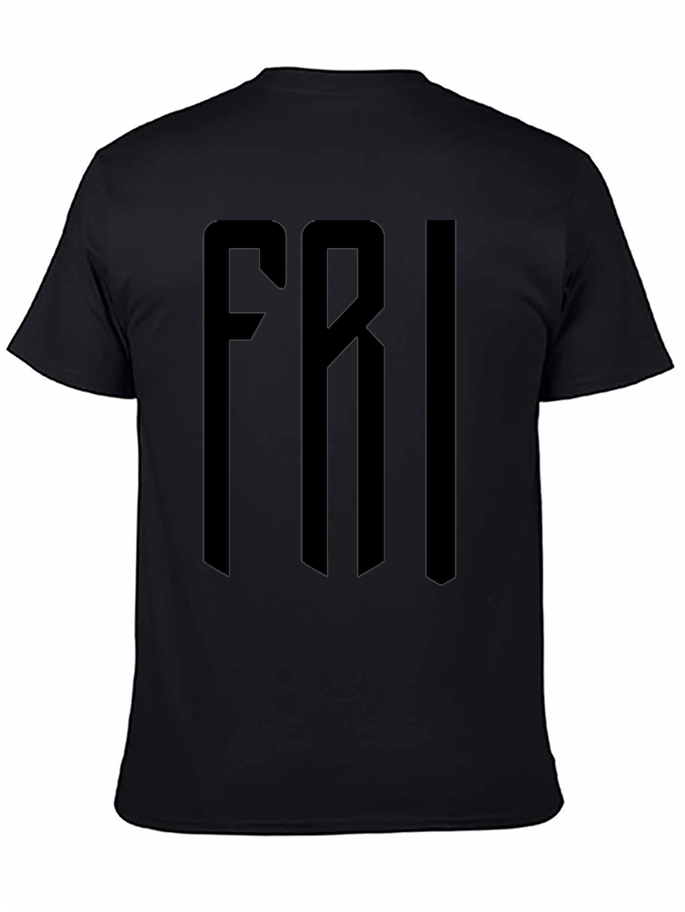 Minimalist FRI Black T-Shirt