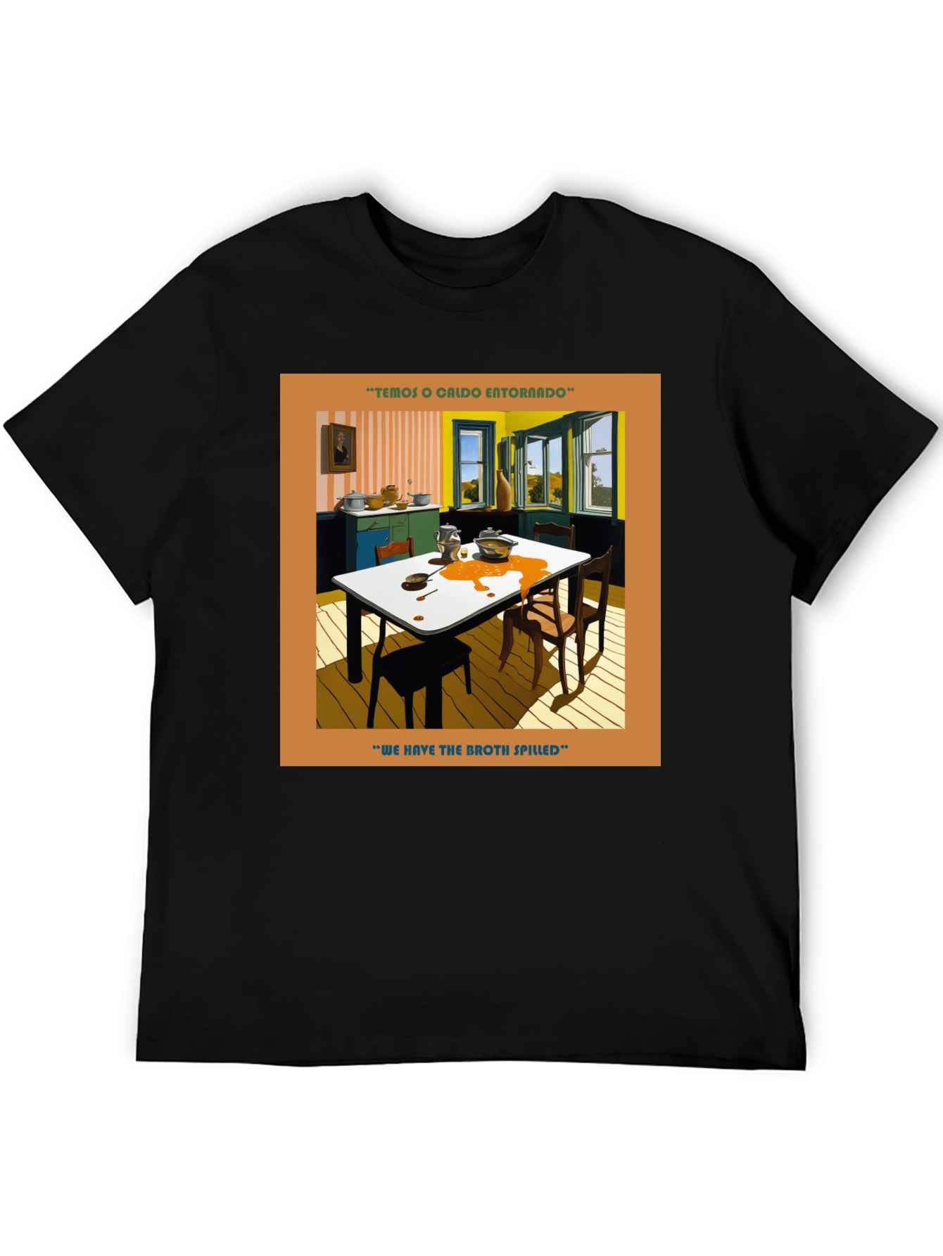 Spilled Broth Art T-Shirt
