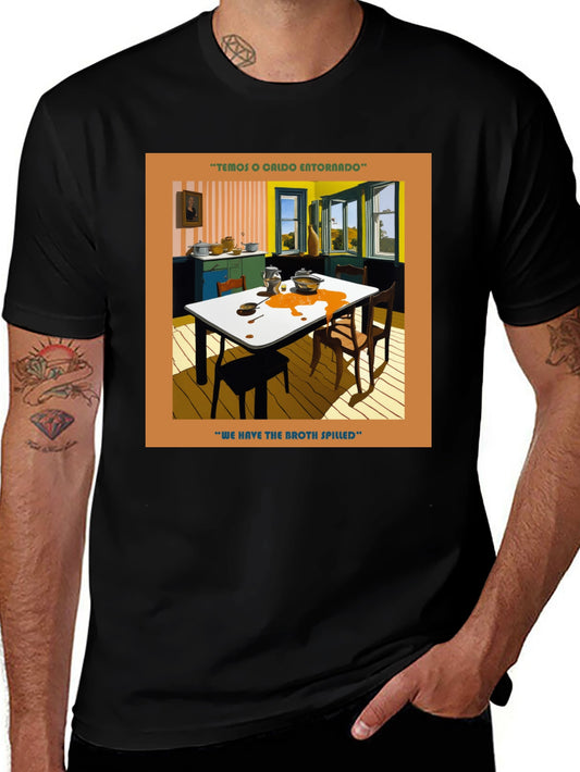 Spilled Broth Art T-Shirt