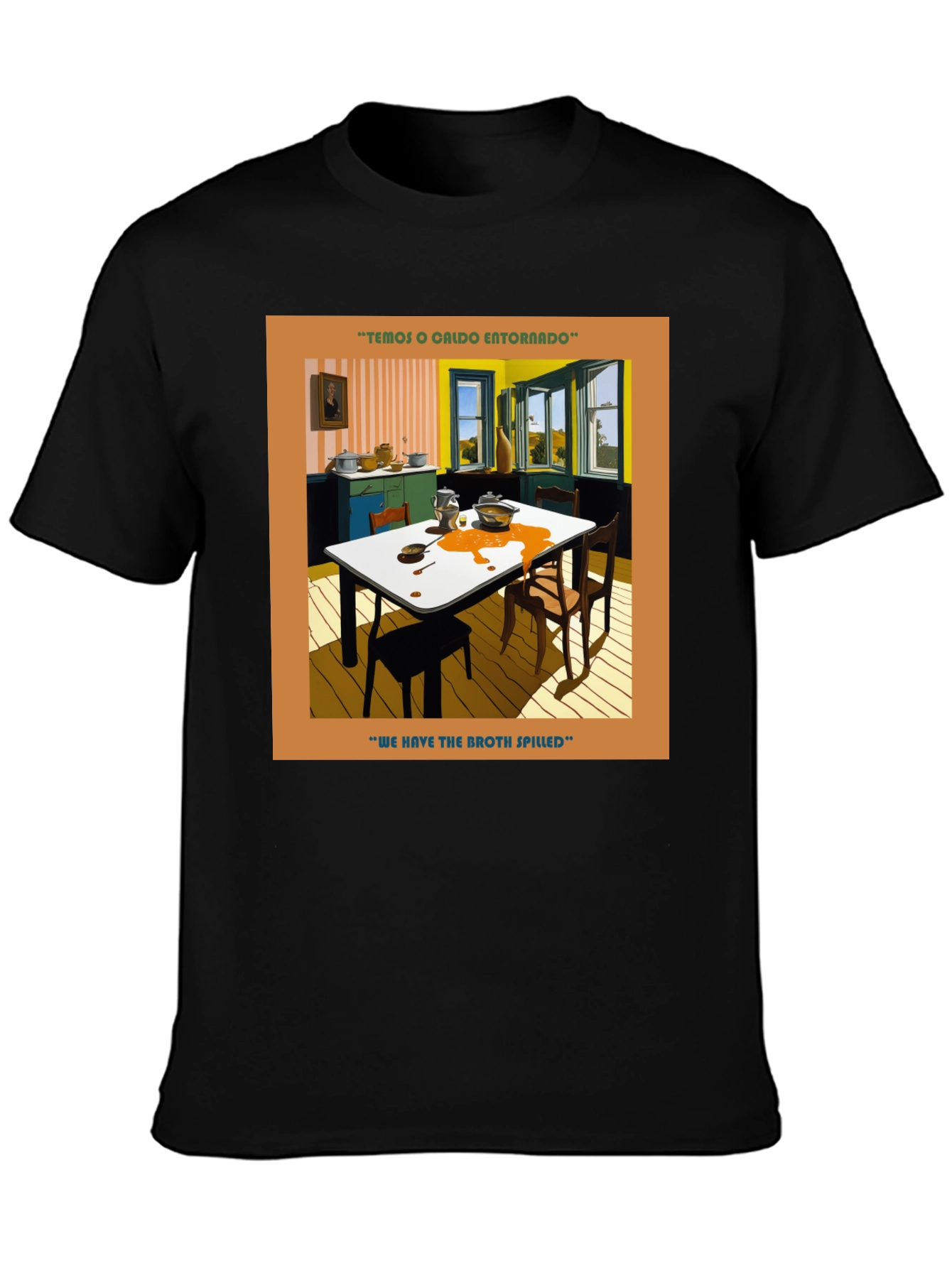 Spilled Broth Art T-Shirt