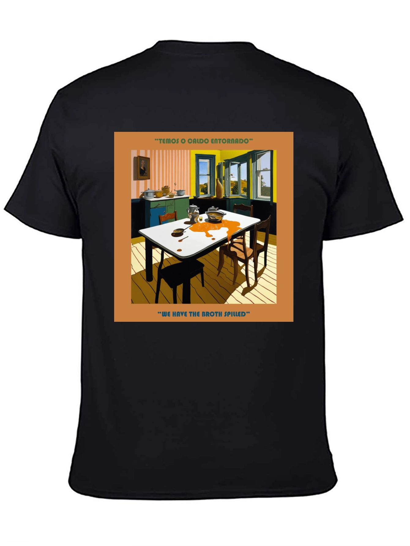 Spilled Broth Art T-Shirt