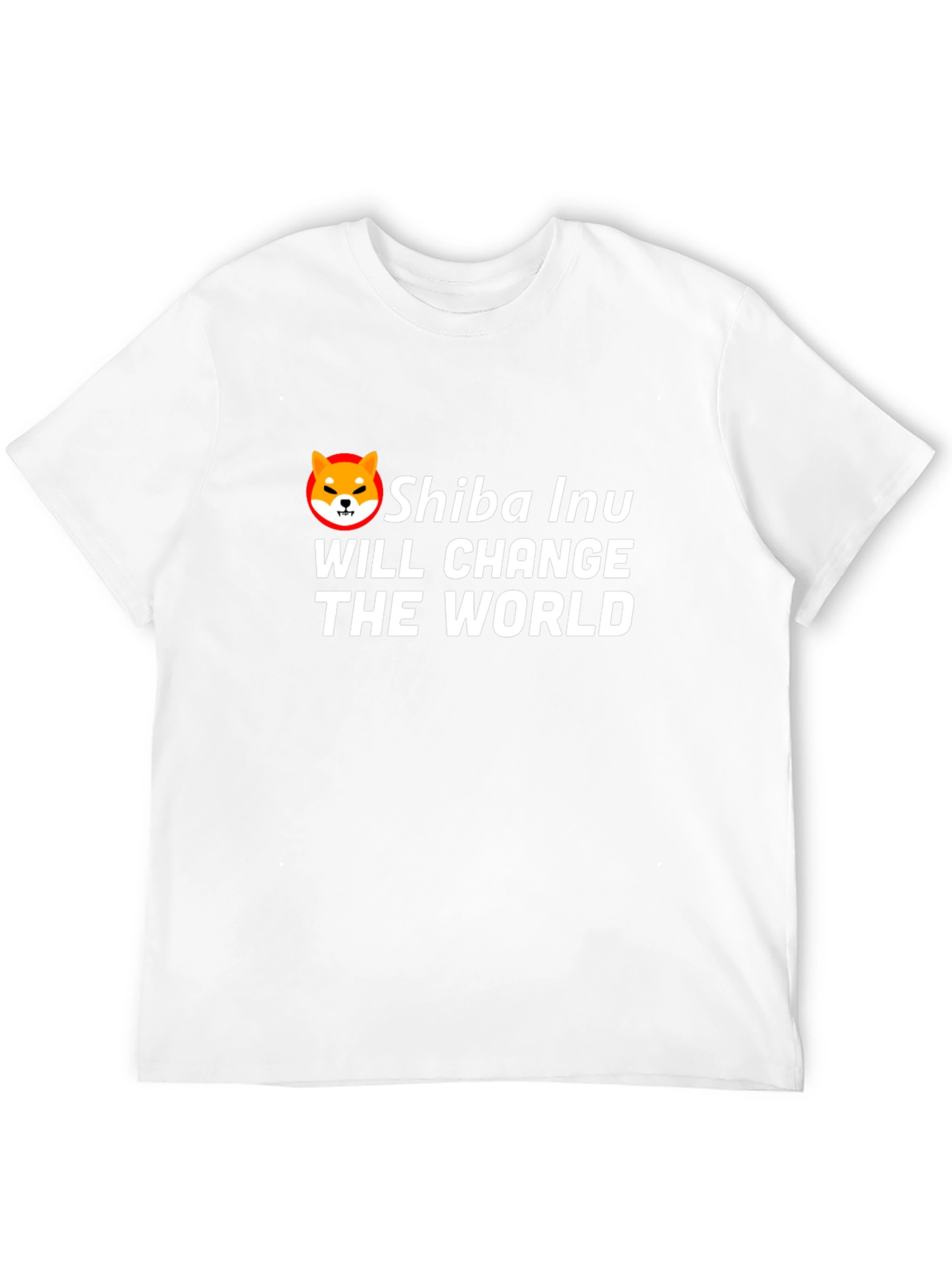 Shiba Inu Will Change The World Black T-Shirt