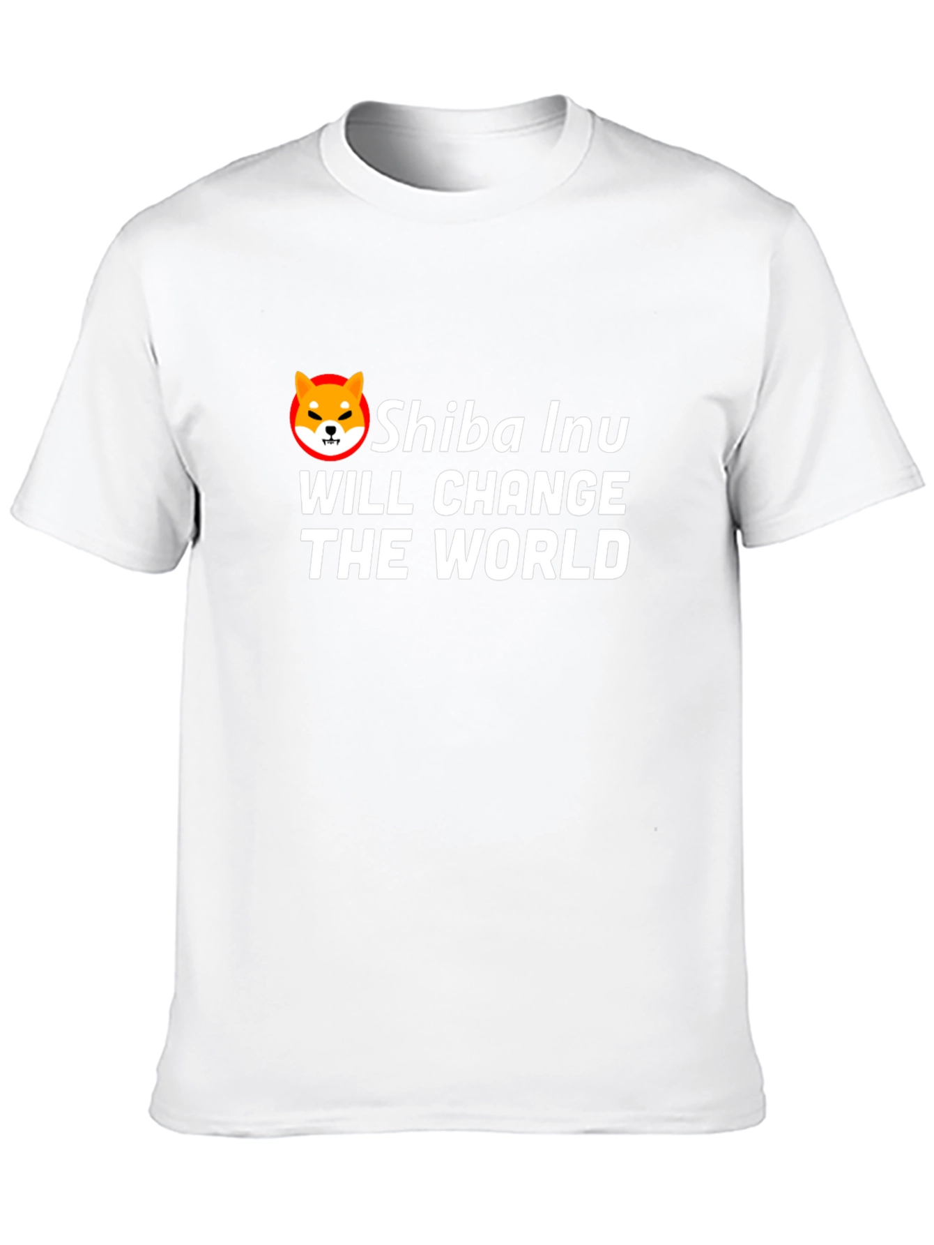 Shiba Inu Will Change The World Black T-Shirt