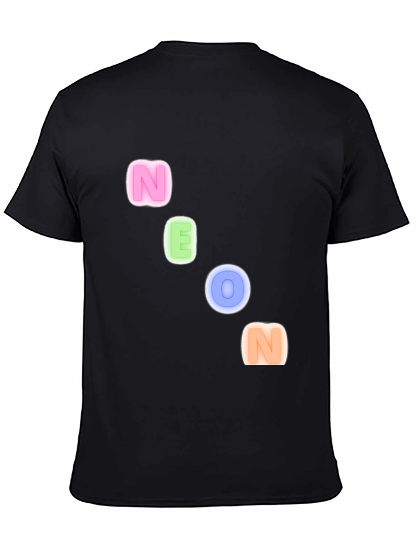 Neon Letter T-Shirt