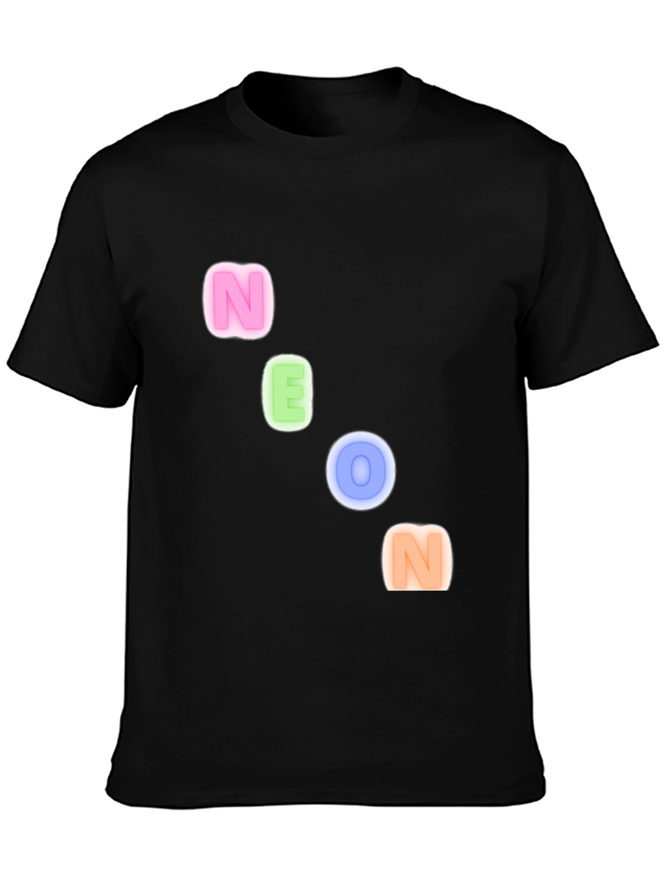 Neon Letter T-Shirt
