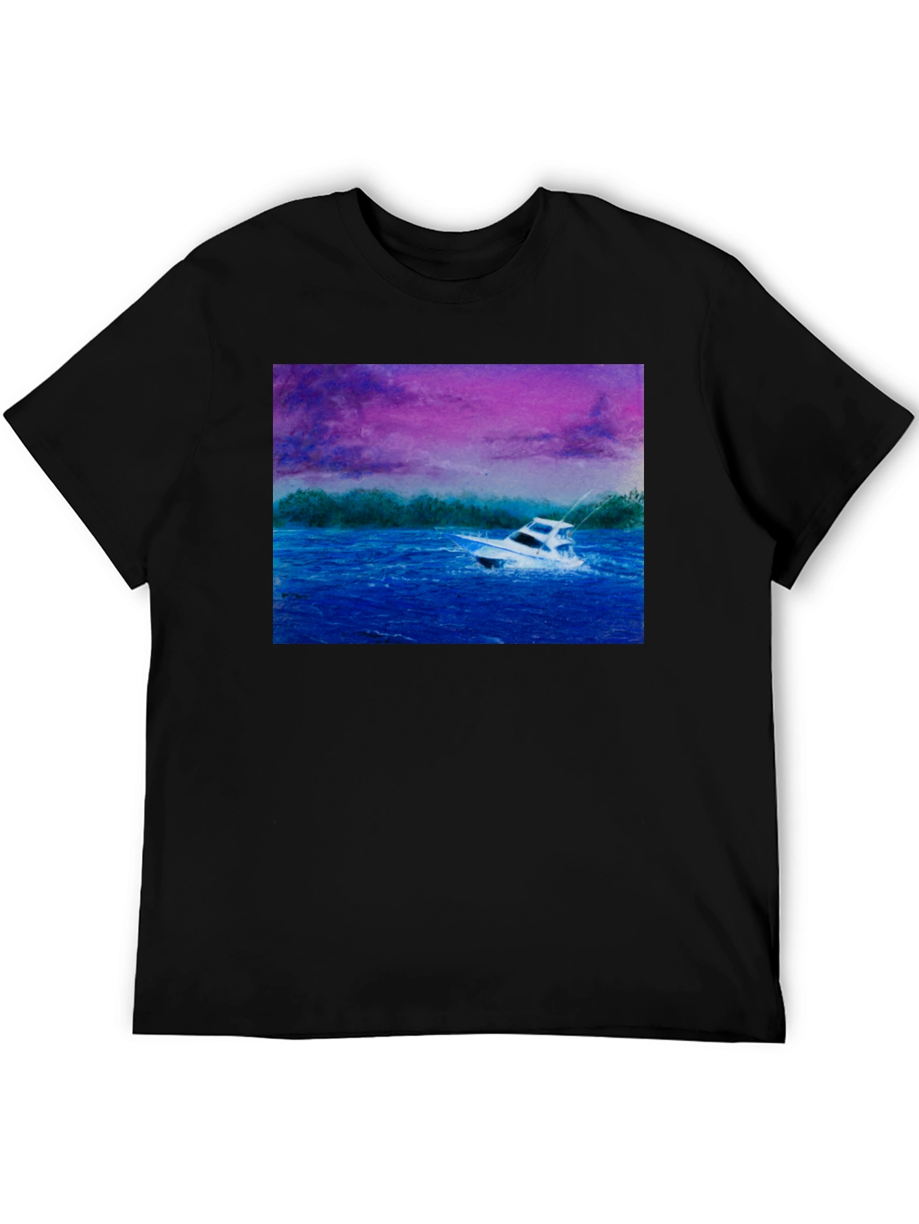 Boat Graphic Tee - Nautical Style