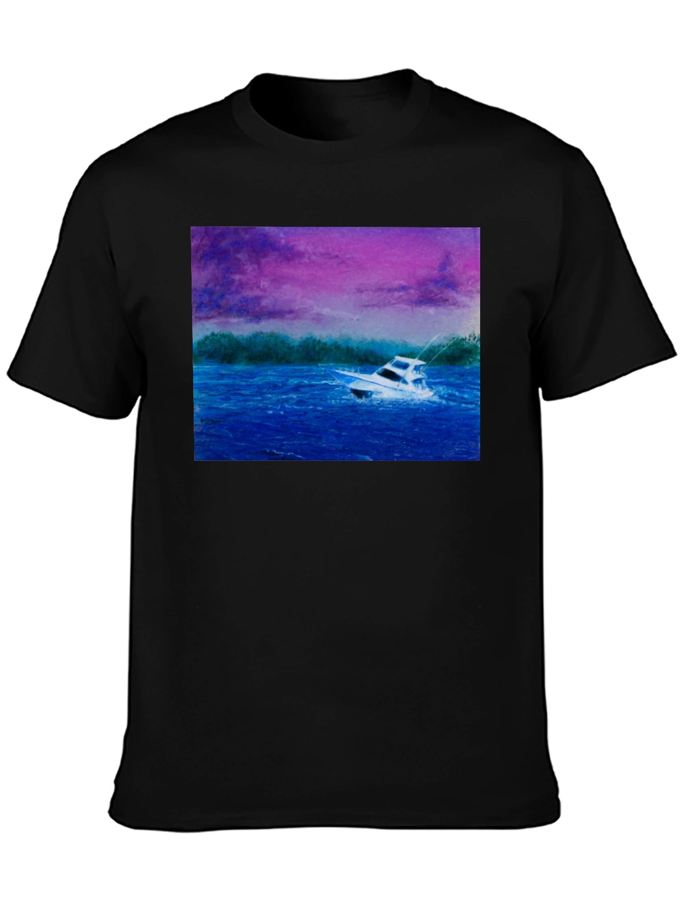 Boat Graphic Tee - Nautical Style