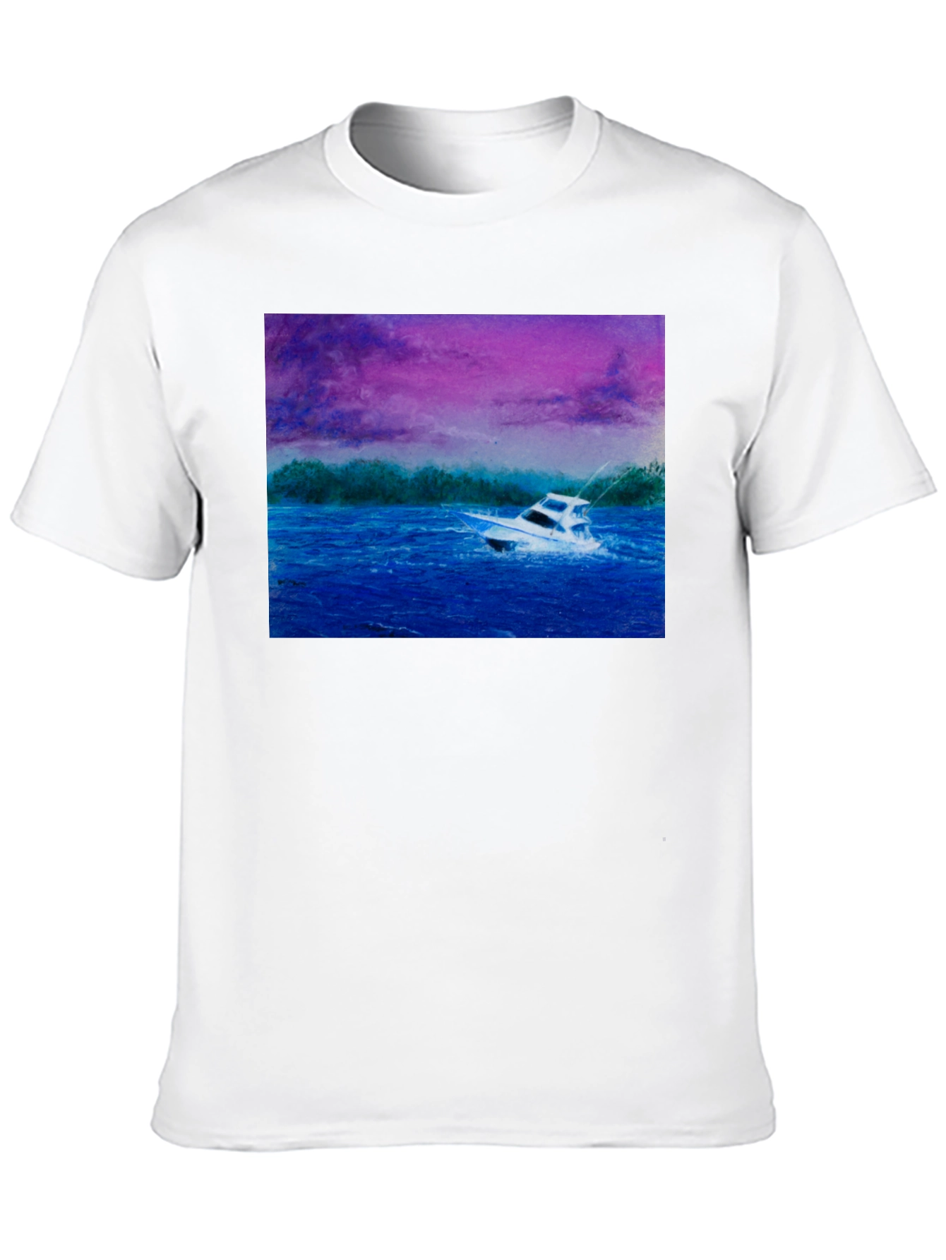 Boat Graphic Tee - Nautical Style