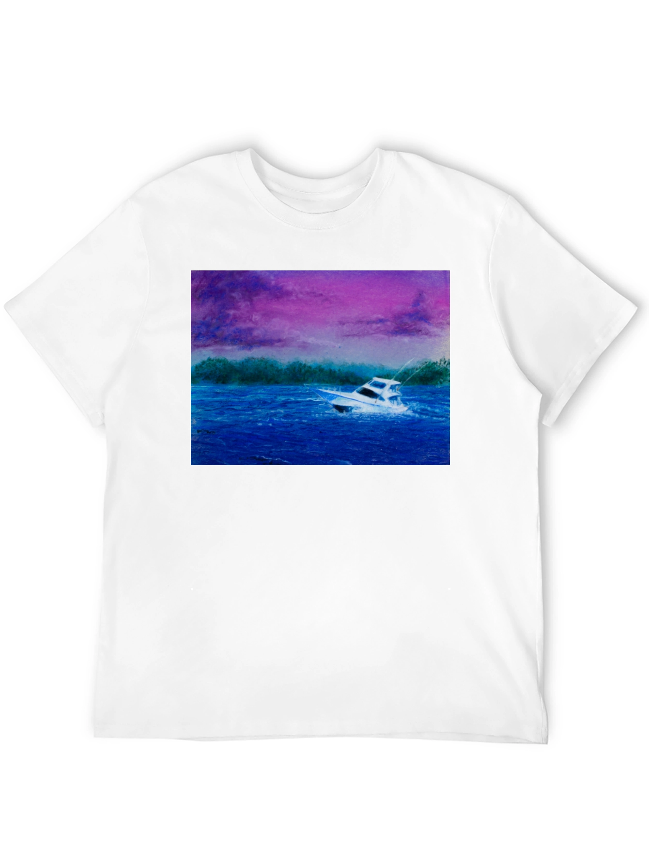 Boat Graphic Tee - Nautical Style