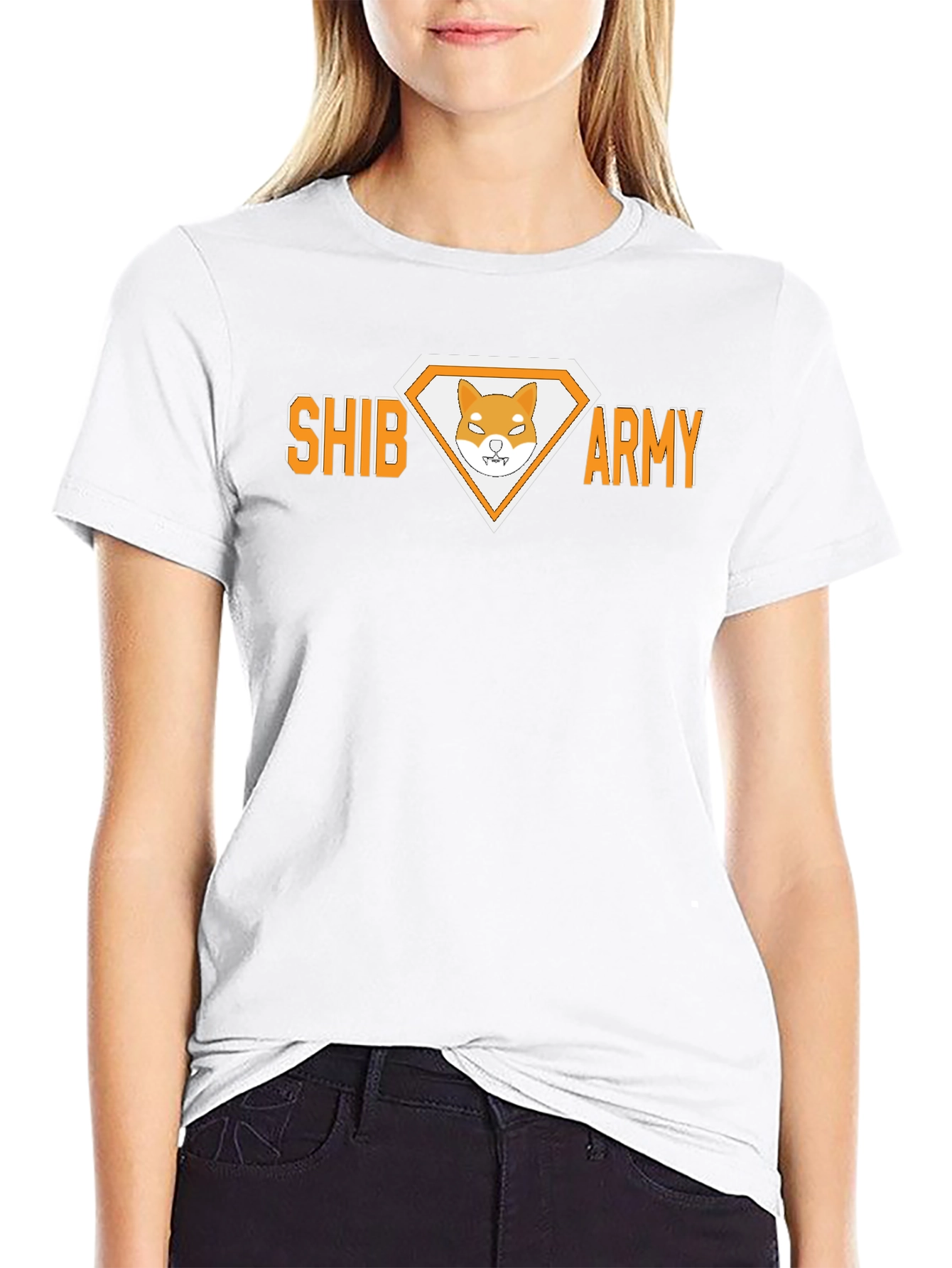 Shiba Army Graphic Tee - Meme Crypto Dog T-Shirt