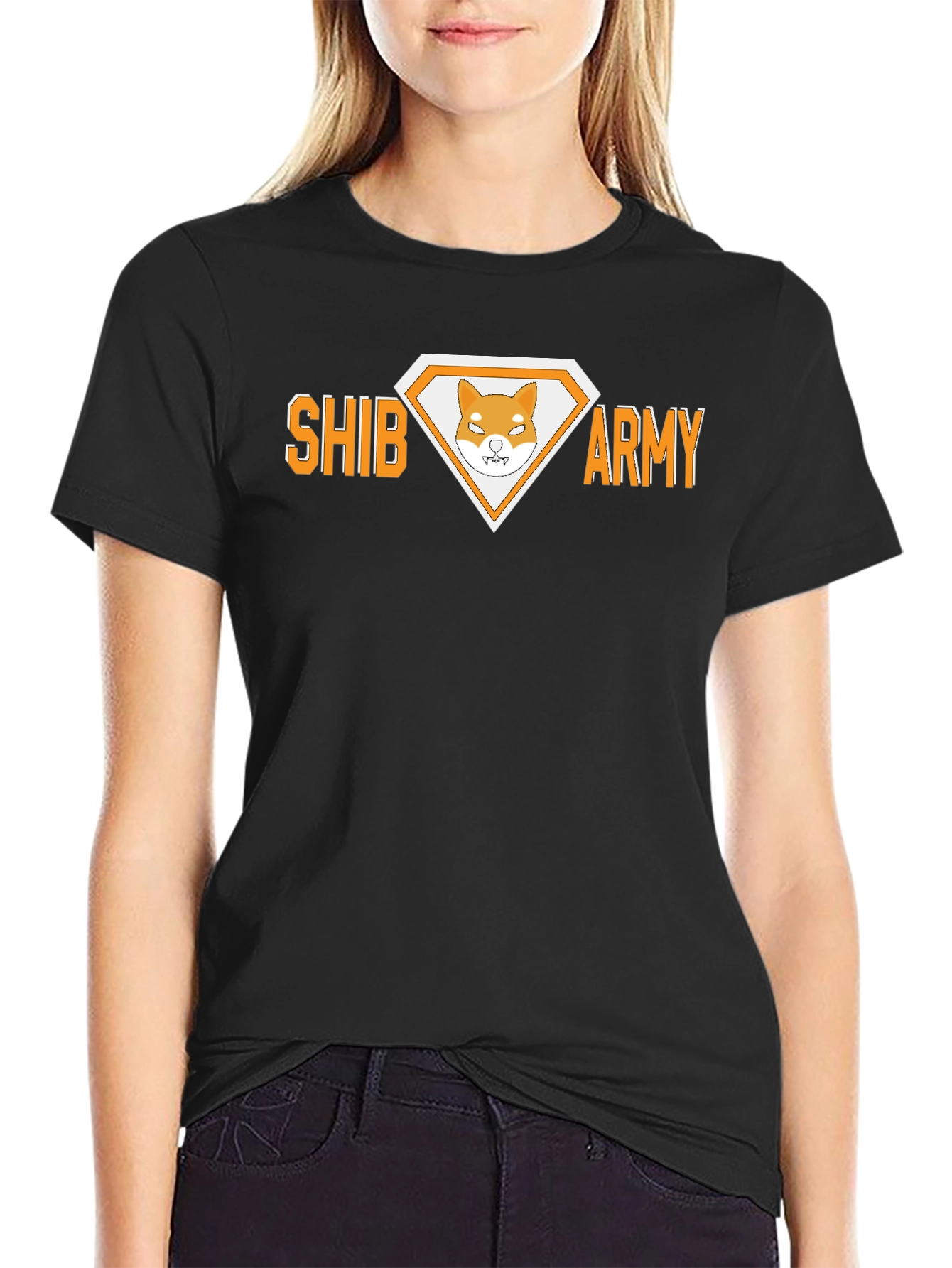 Shiba Army Graphic Tee - Meme Crypto Dog T-Shirt