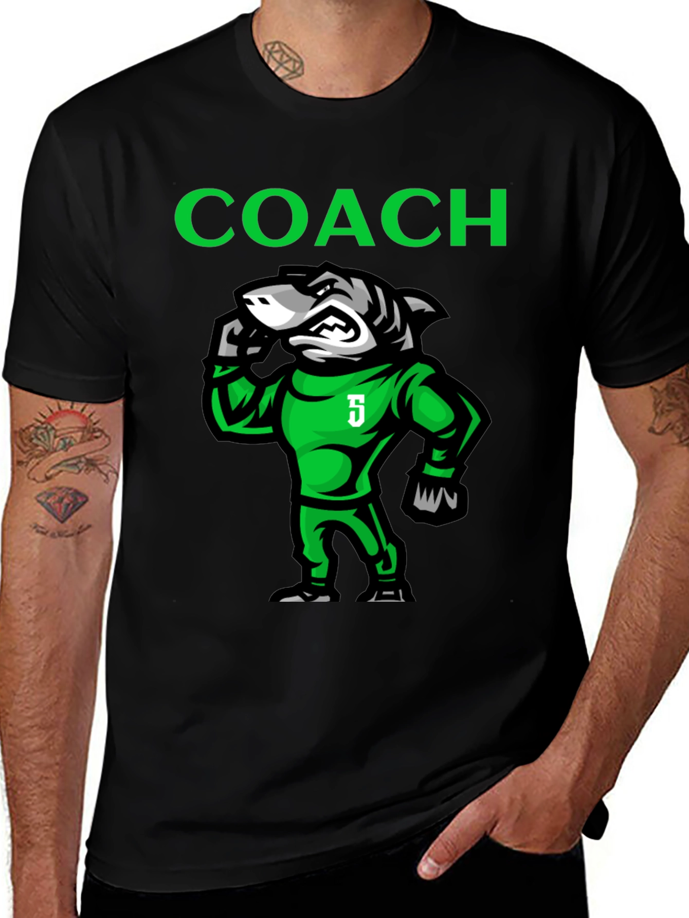 Coach Shark Graphic Tee - Cool Sportswear