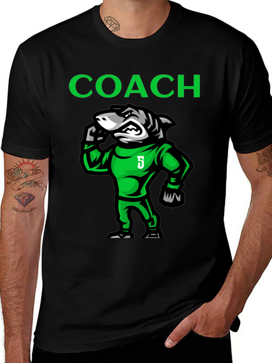 Coach Shark Graphic Tee - Cool Sportswear