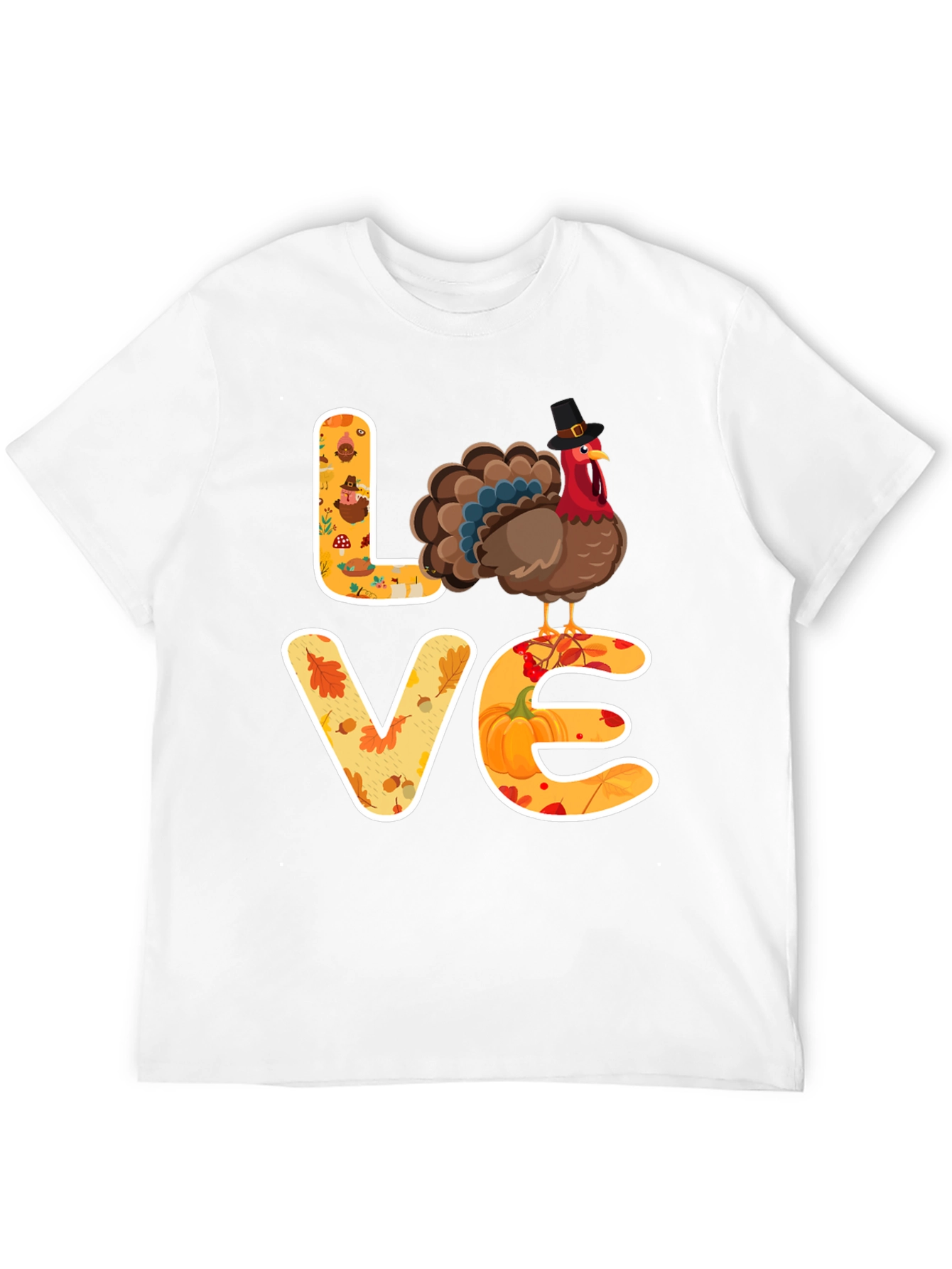Thanksgiving Love Turkey T-Shirt
