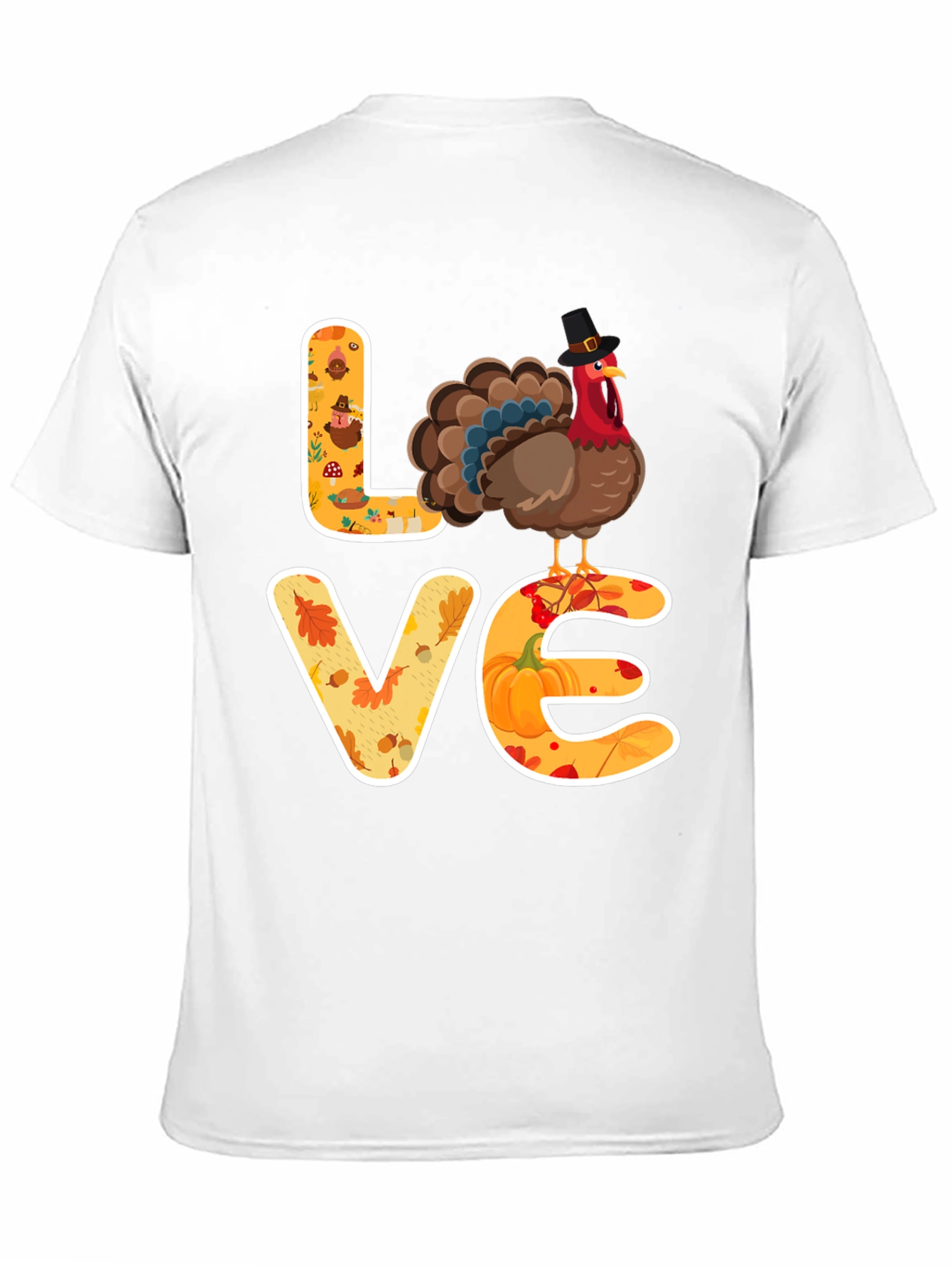Thanksgiving Love Turkey T-Shirt