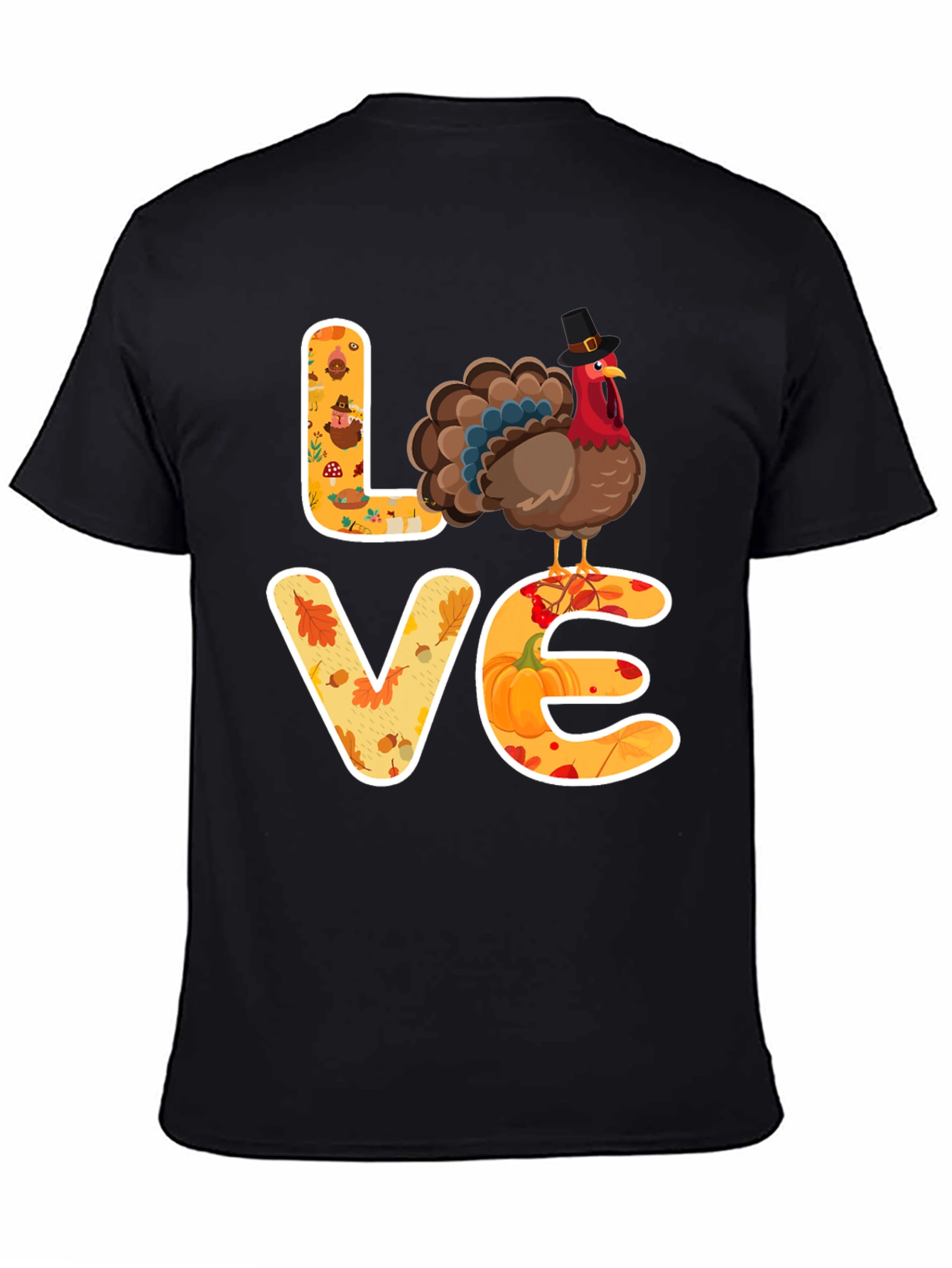 Thanksgiving Love Turkey T-Shirt