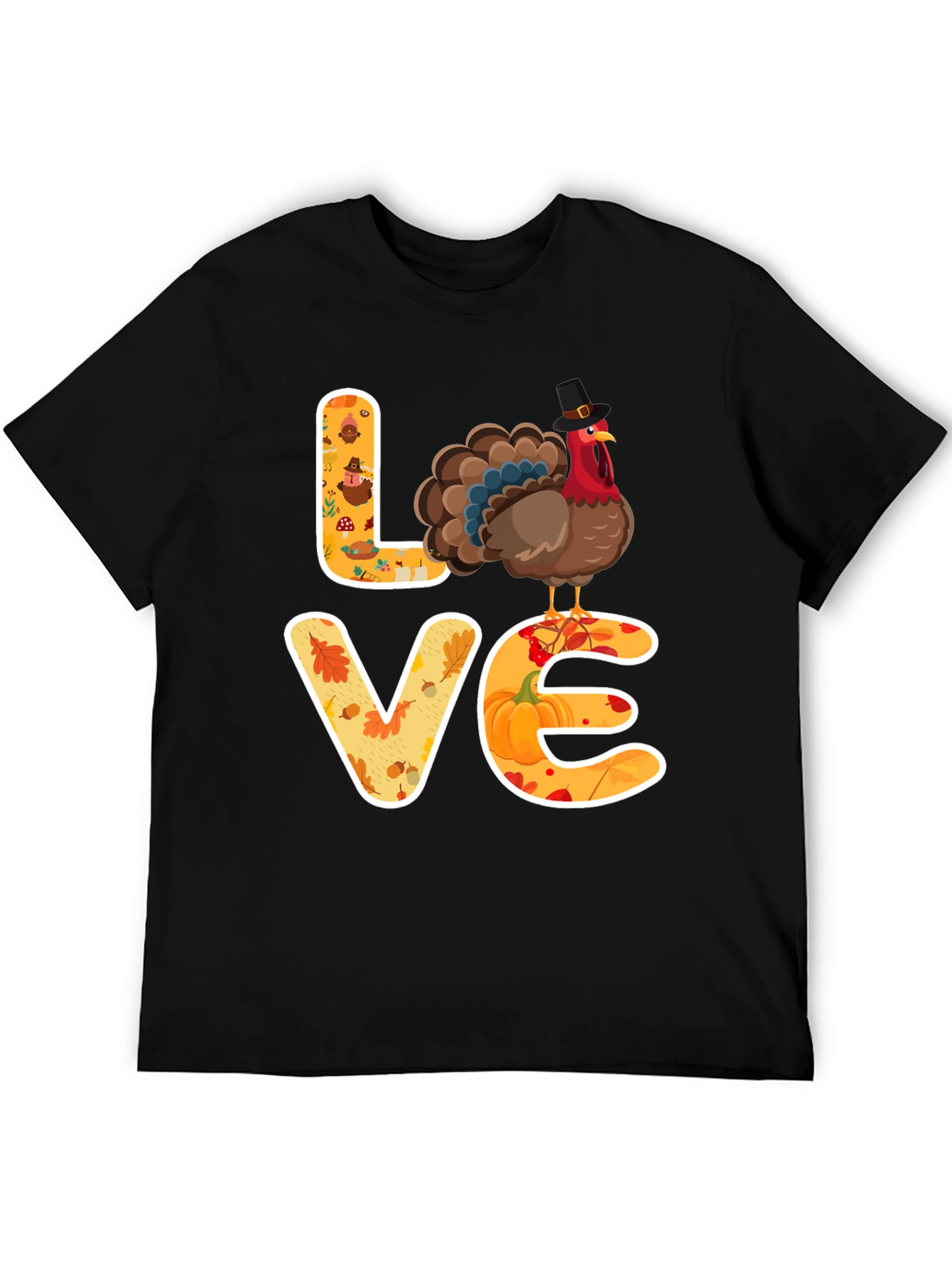 Thanksgiving Love Turkey T-Shirt