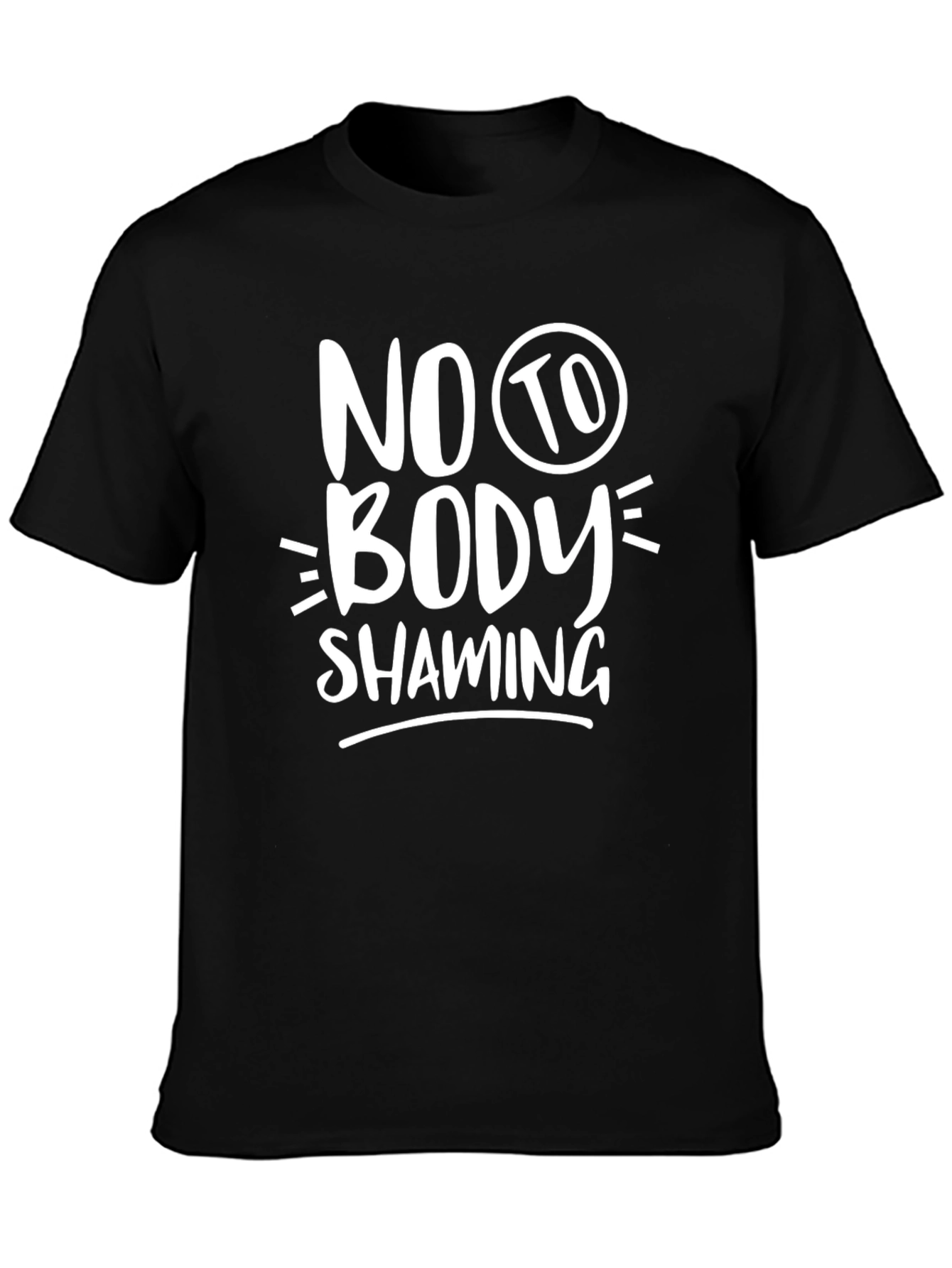 No Body Shaming Graphic T-Shirt