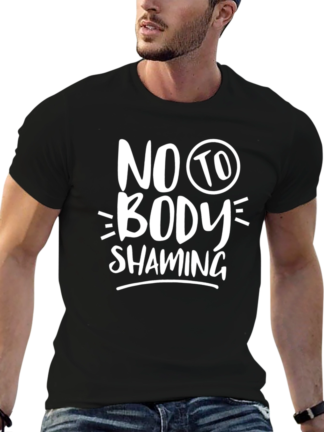No Body Shaming Graphic T-Shirt