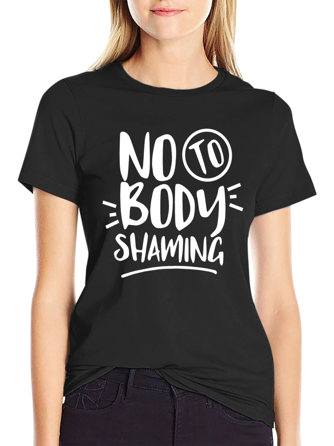 No Body Shaming Graphic T-Shirt