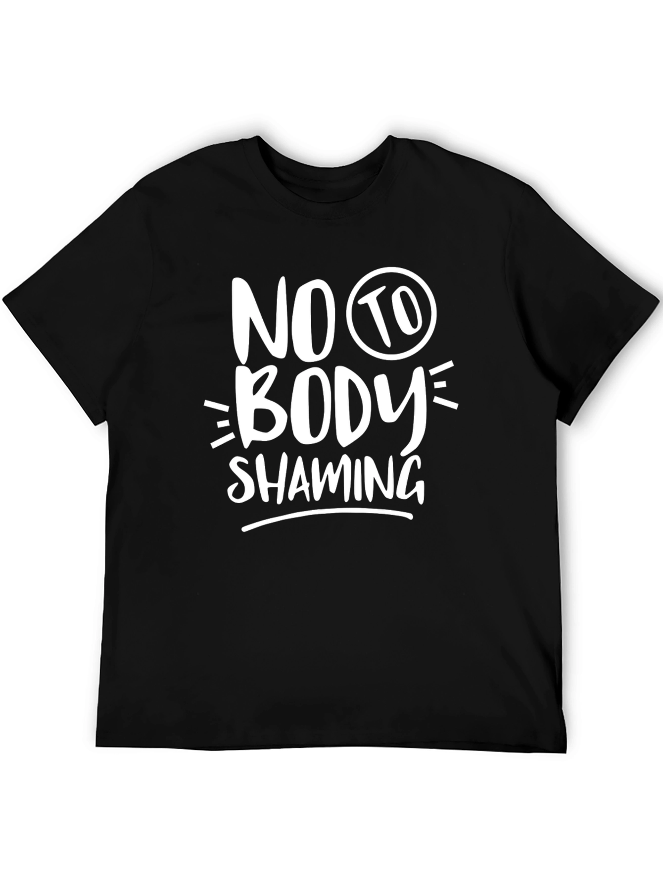 No Body Shaming Graphic T-Shirt