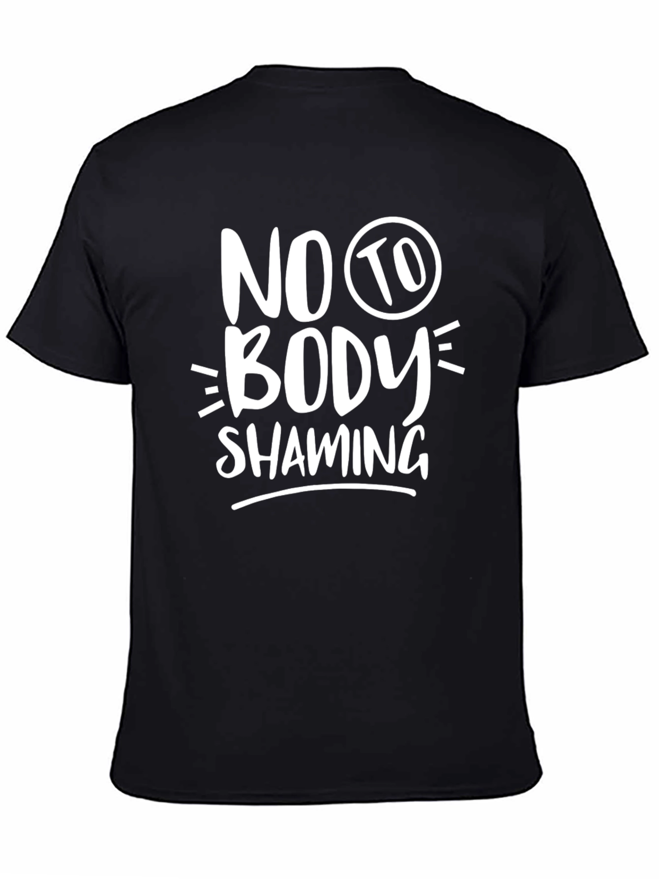 No Body Shaming Graphic T-Shirt