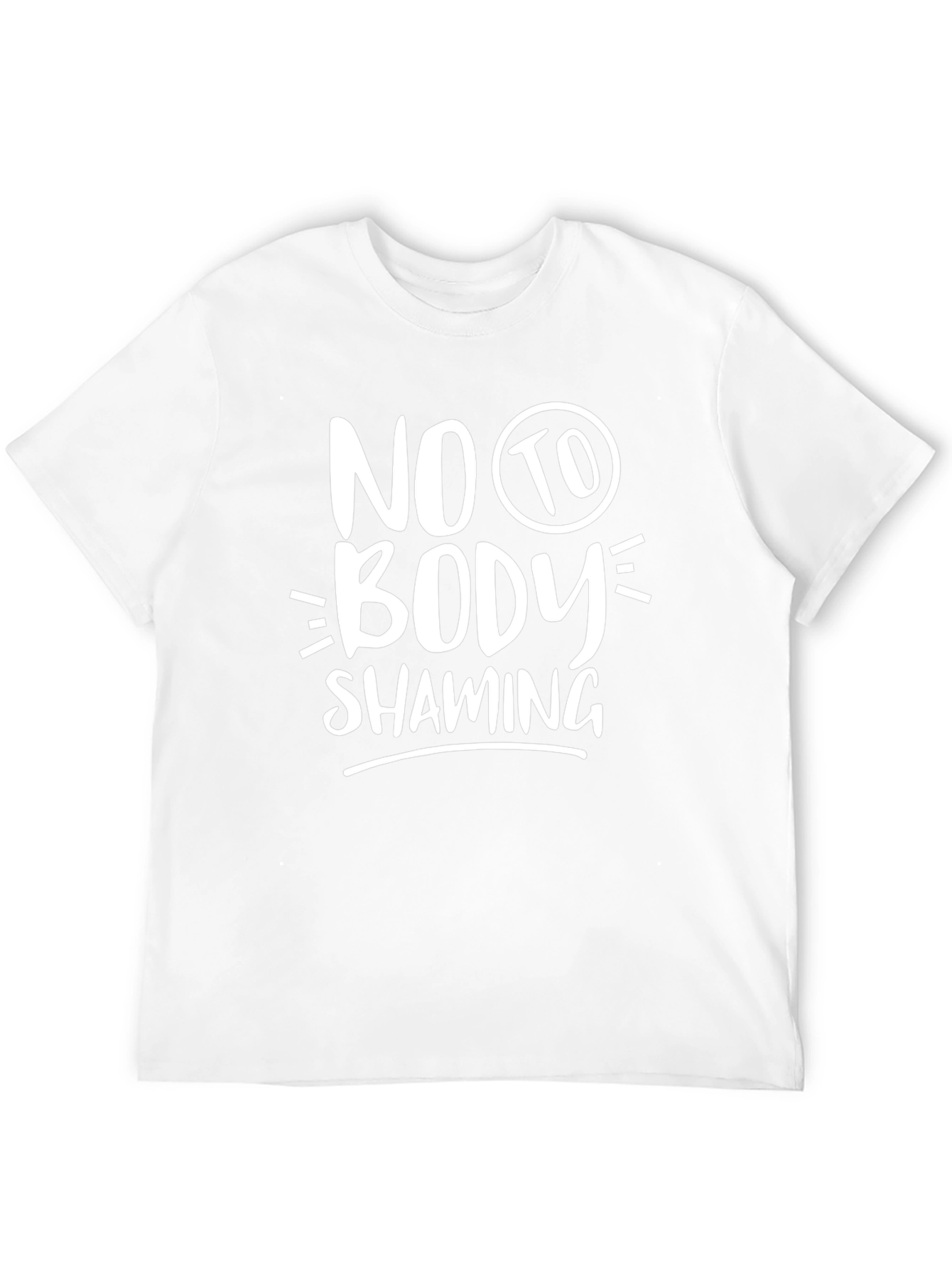 No Body Shaming Graphic T-Shirt