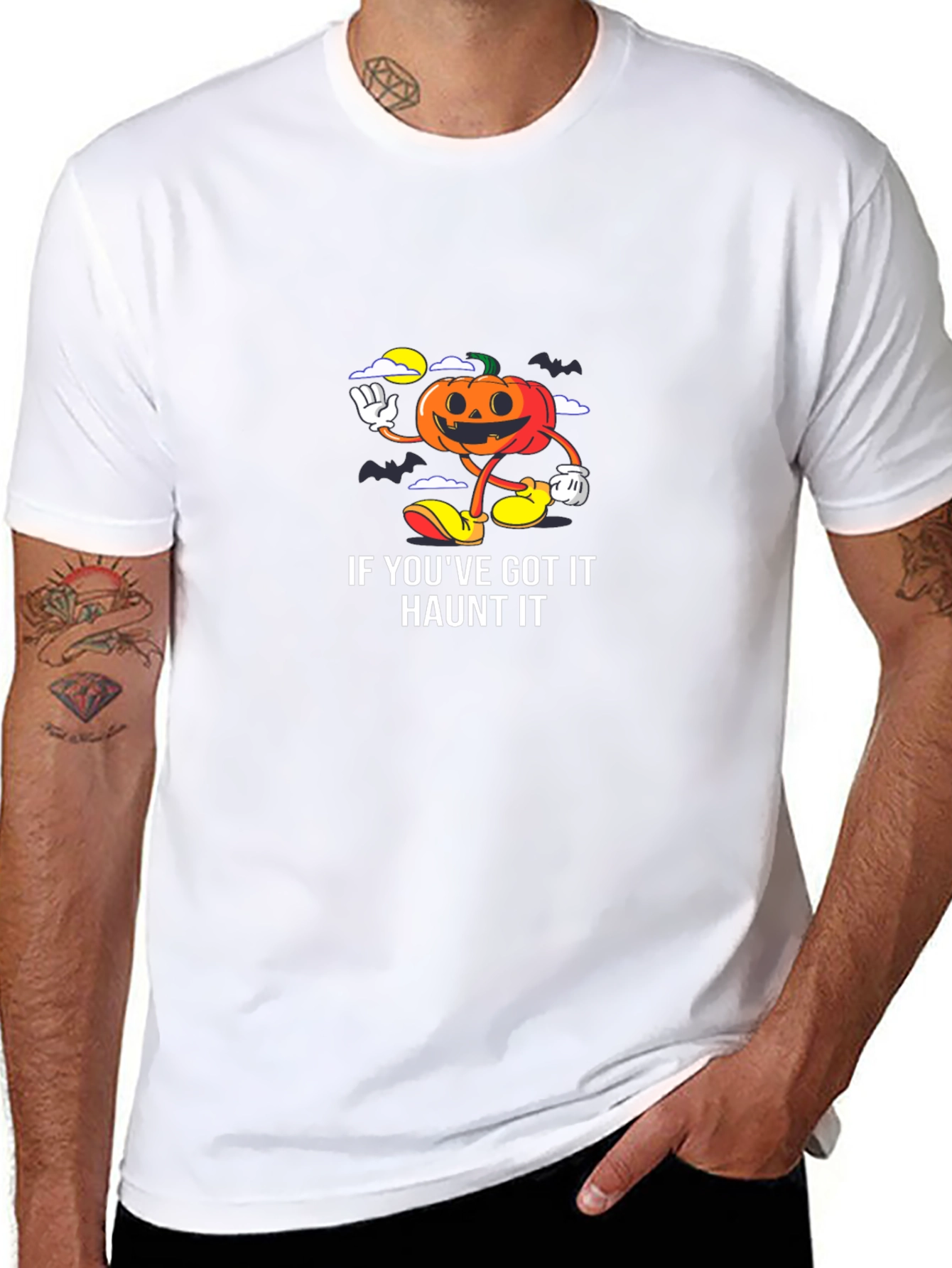 Haunted Halloween Pumpkin T-Shirt