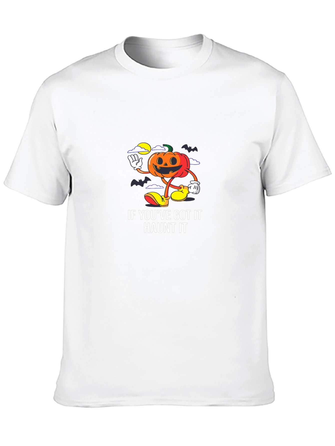 Haunted Halloween Pumpkin T-Shirt