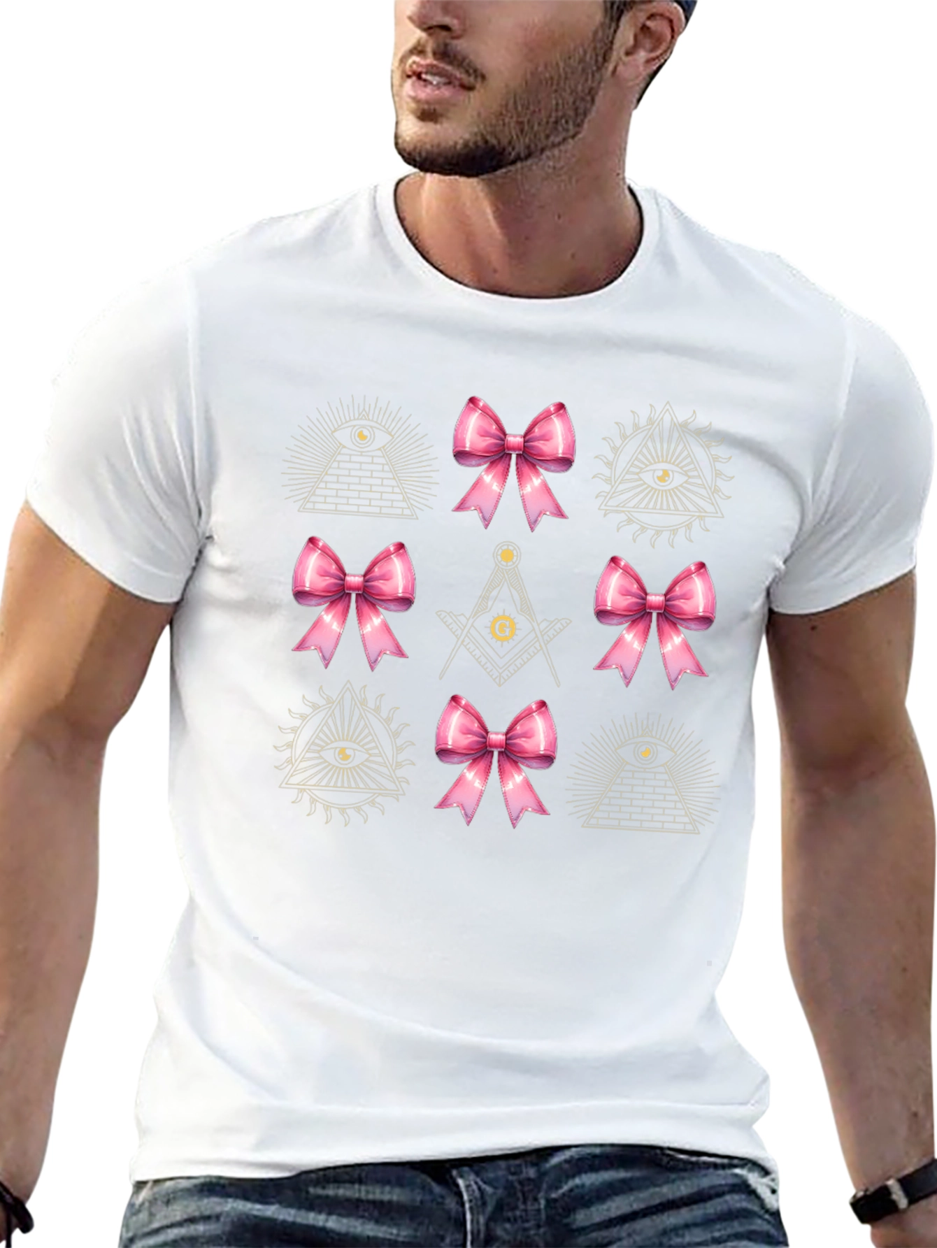 Masonic Bow T-Shirt - All Seeing Eye