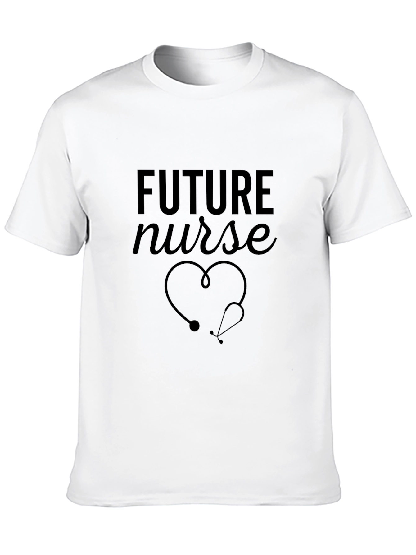 Future Nurse T-Shirt - Heart Stethoscope Design