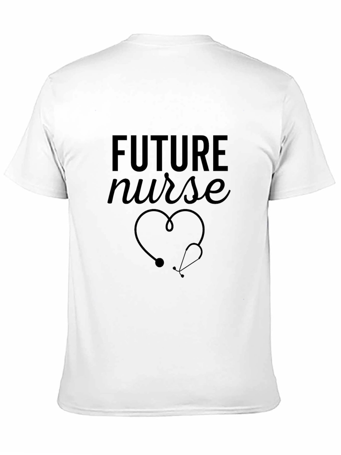 Future Nurse T-Shirt - Heart Stethoscope Design