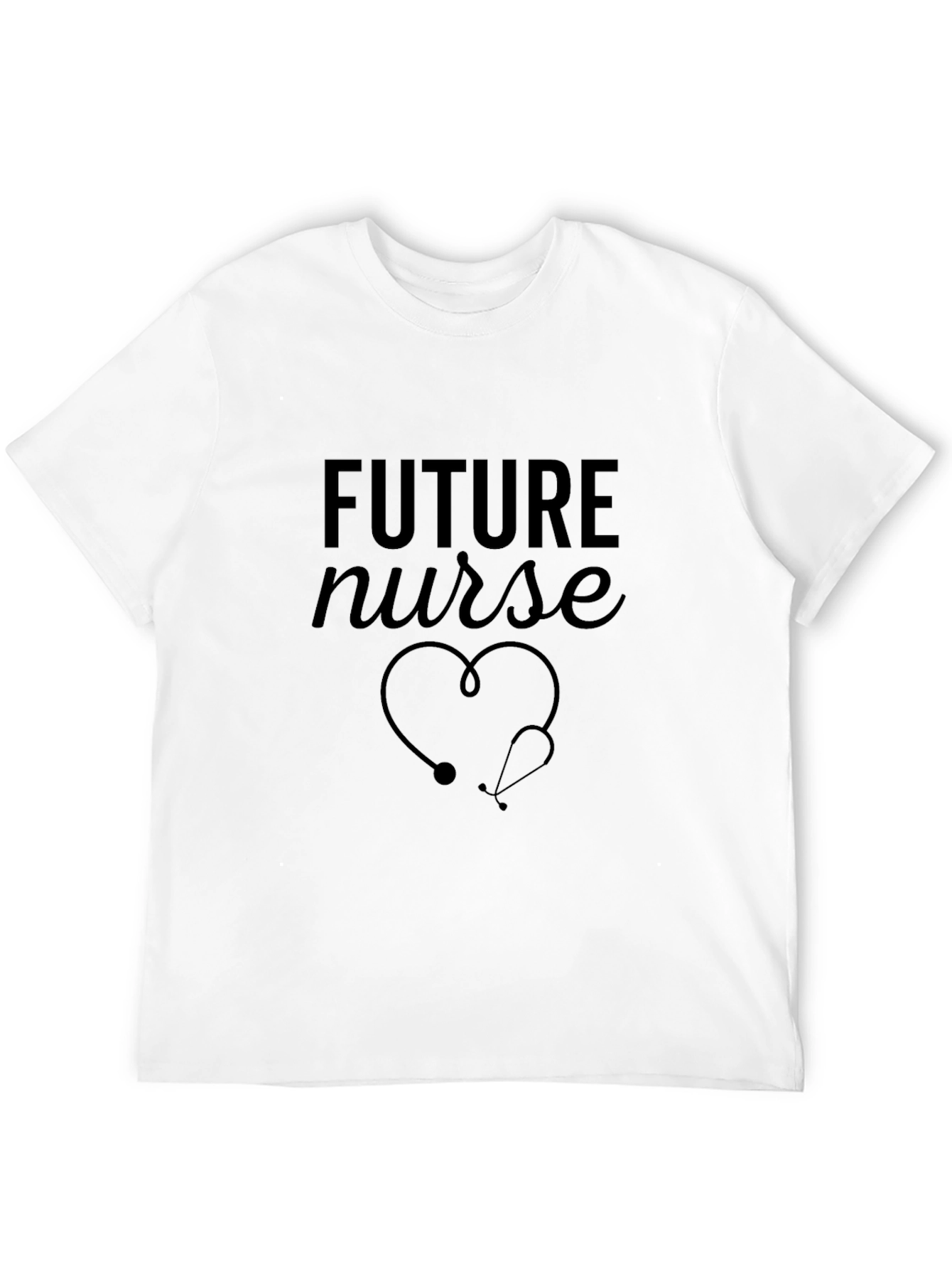 Future Nurse T-Shirt - Heart Stethoscope Design